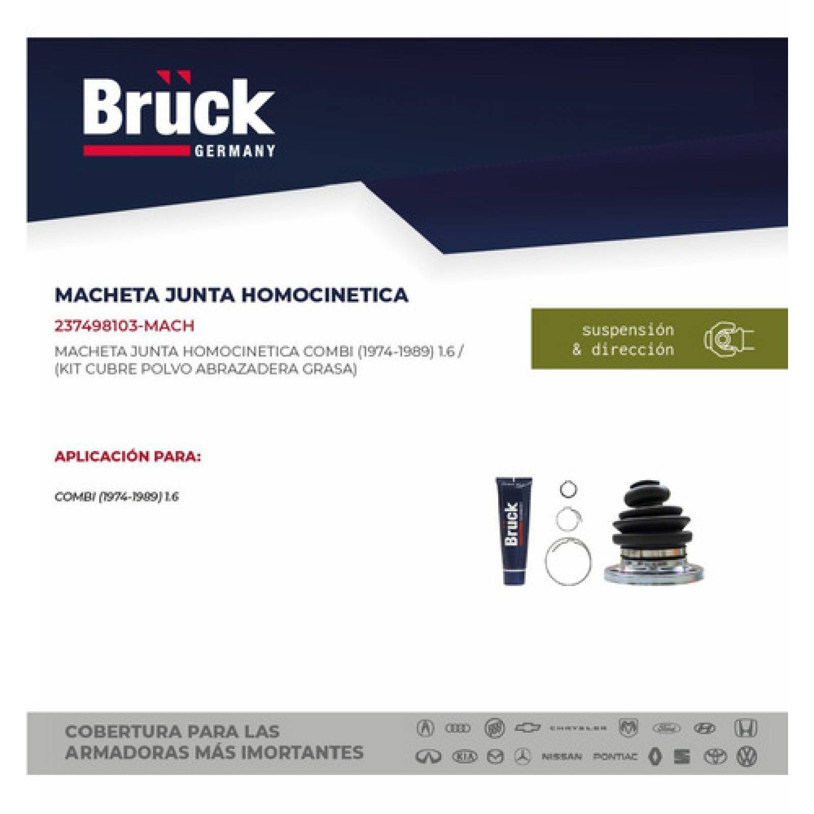 Balero Homocinetico Volkswagen Combi 1.6 Y 1.8 Lts Lado Caja