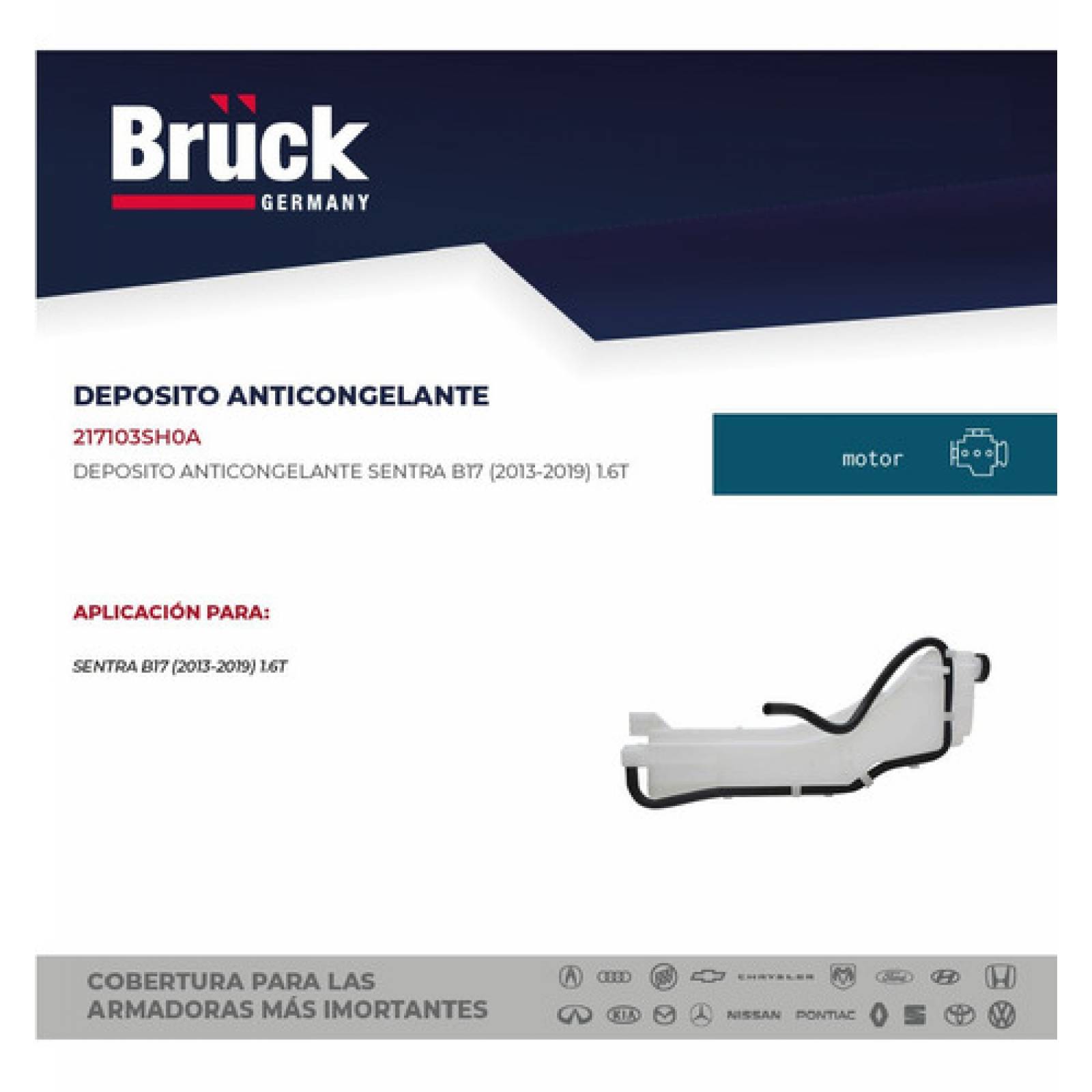 Deposito Anticongelante Sentra B17 2015-2018  Bruck Germany