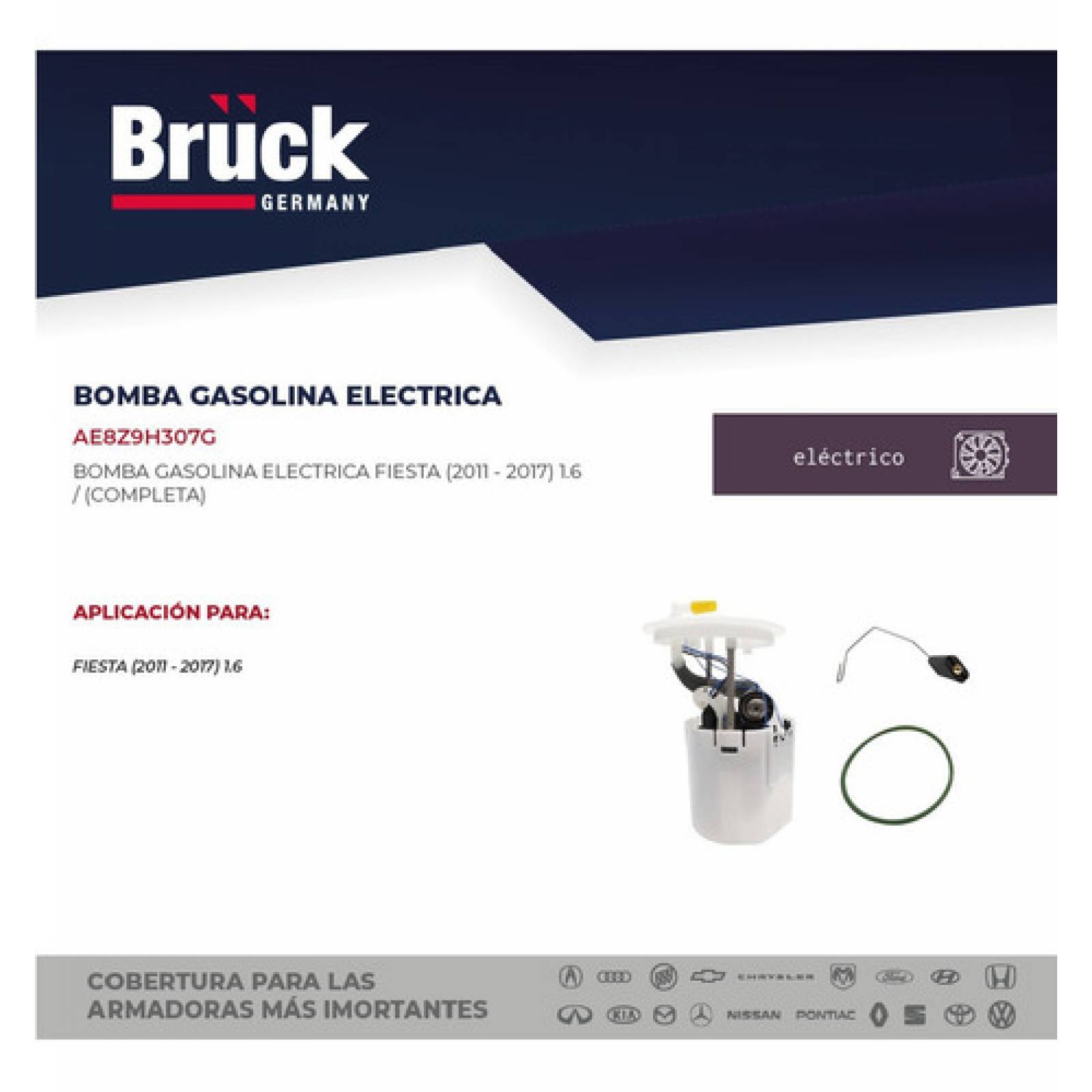 Bomba Gasolina Ford Fiesta 2011-2013 Eléctrica Completa 