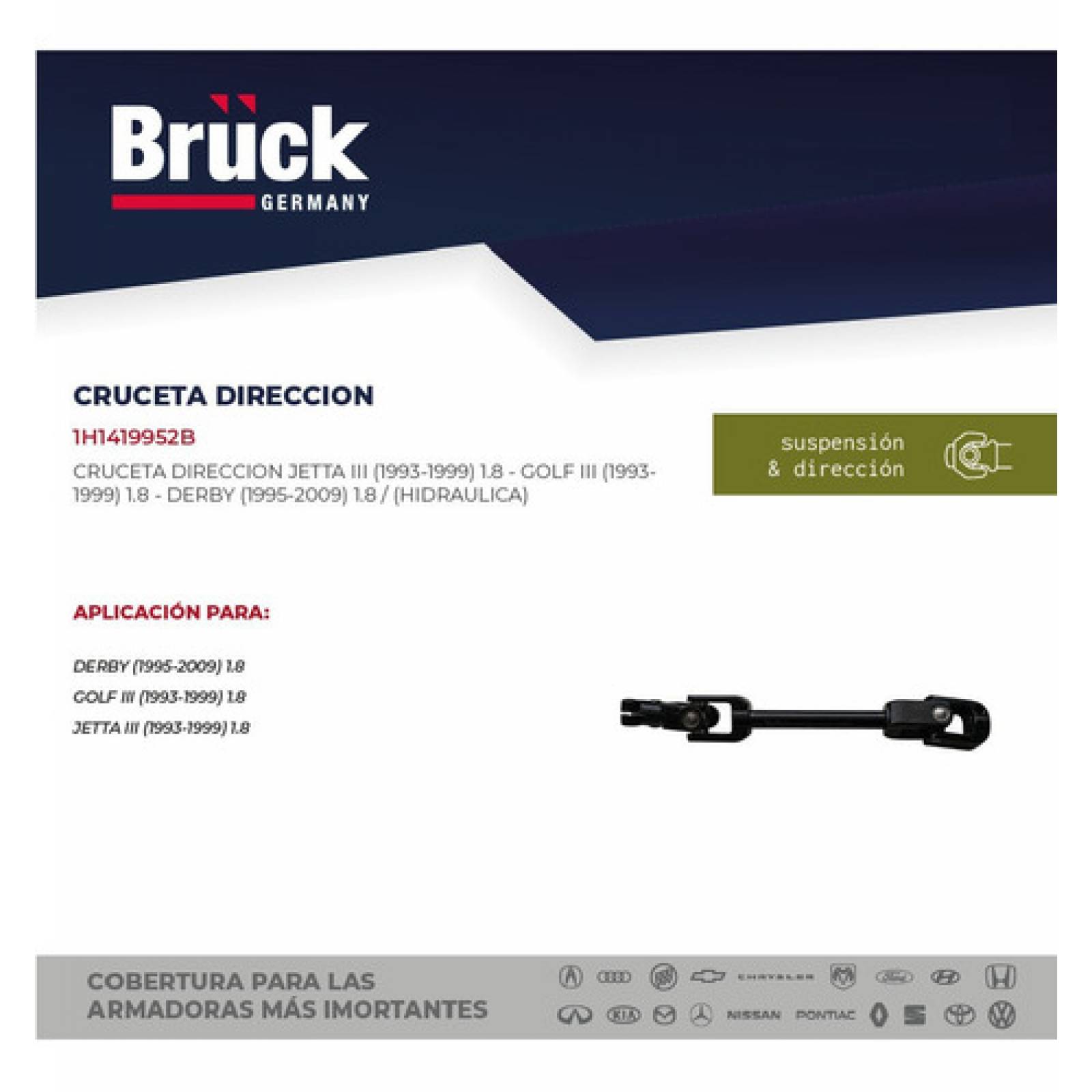 Cruceta Direccion Hidraulica Jetta Golf A3 93 - 96 97 98 99