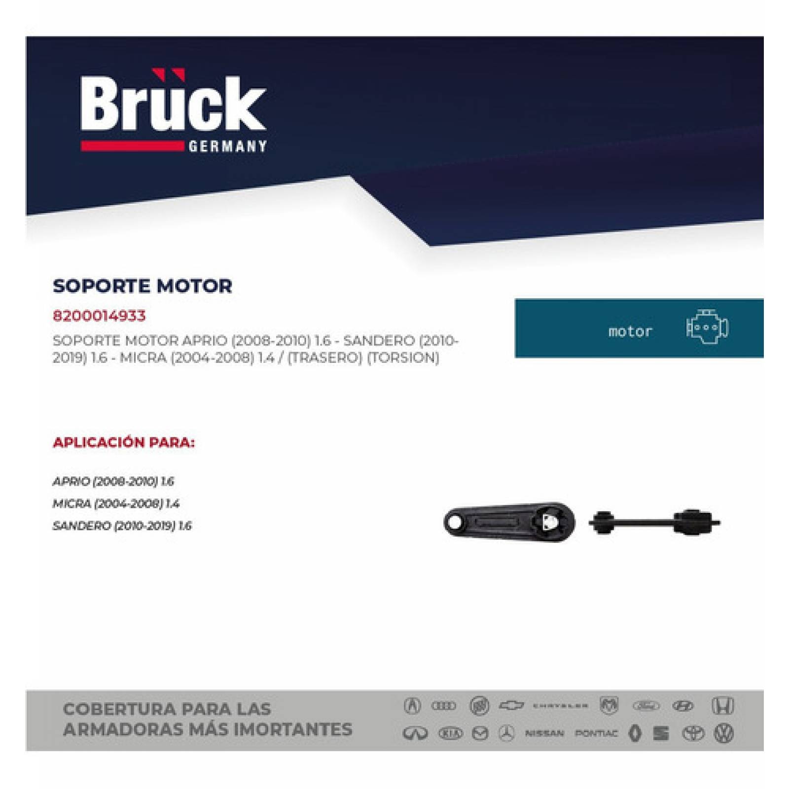 Soporte Motor Aprio 2008 Tras