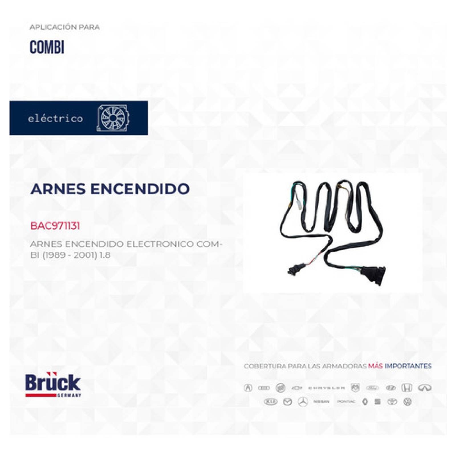 Arnes Encendido Elec Vocho Combi 1800 Caribe  Atlantic