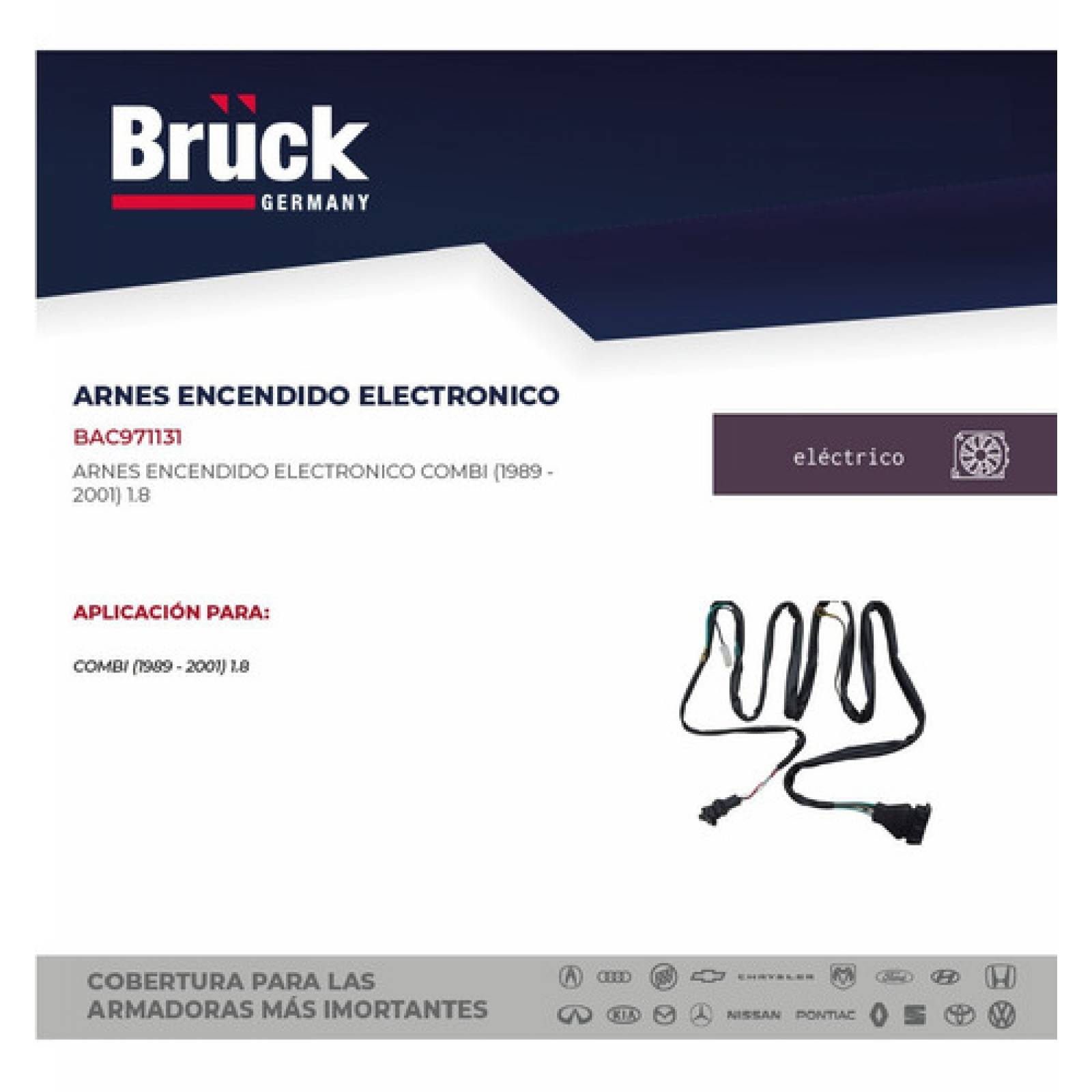 Arnes Encendido Elec Vocho Combi 1800 Caribe  Atlantic