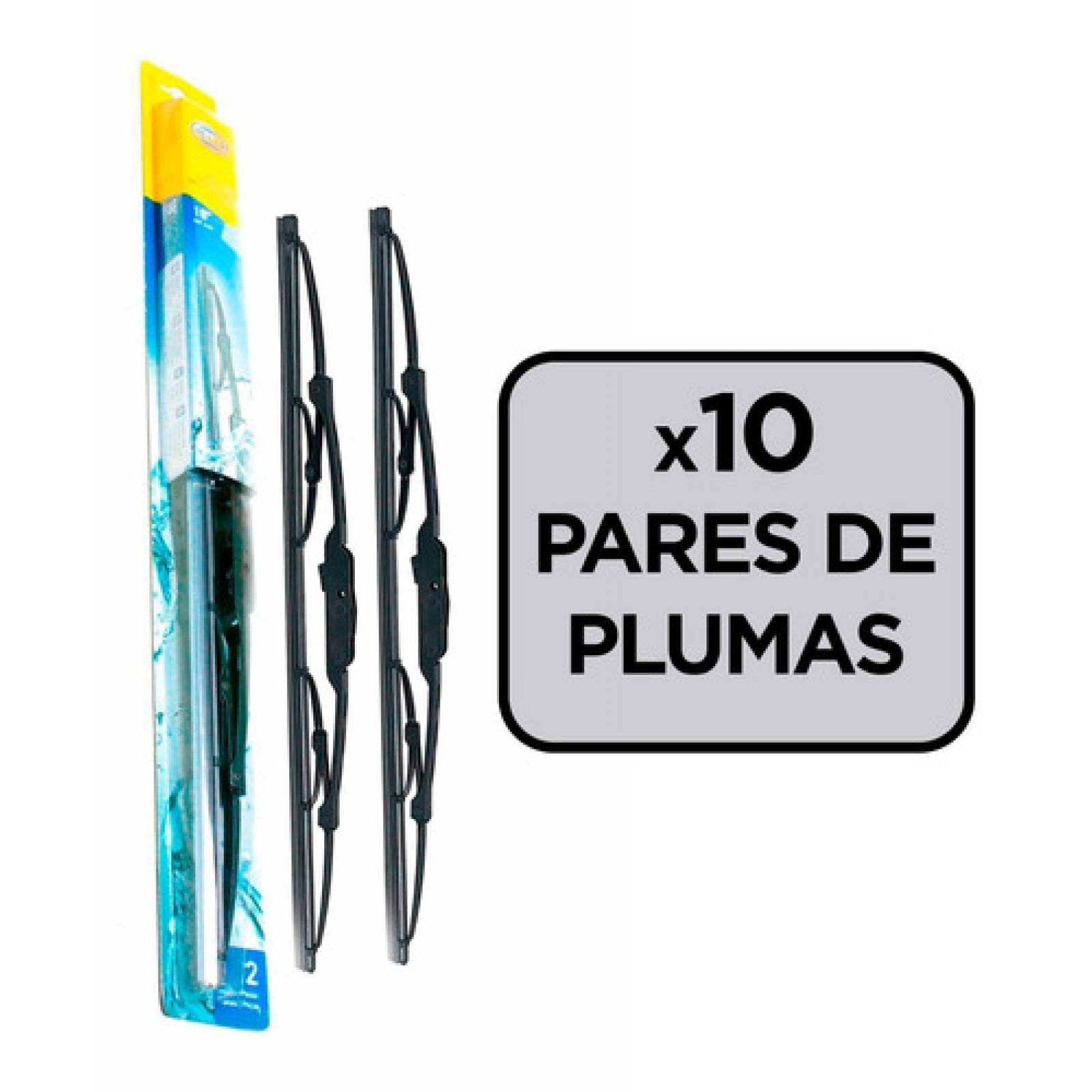 10 Pares Plumas Limpiaparabrisas 18 Y 18'' Hella Mayoreo