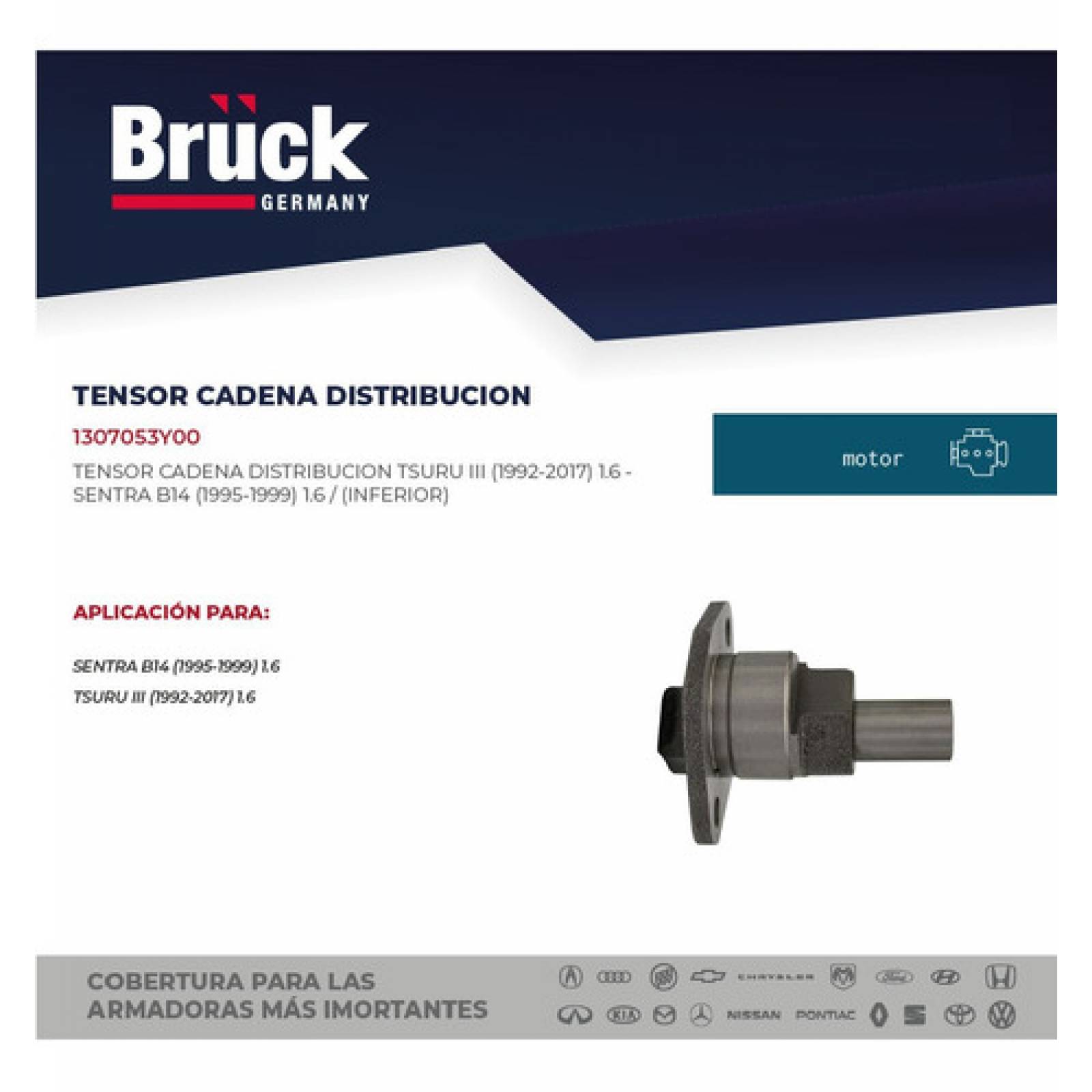 Tensor Cadena Distribución Tsuru 3 94-17 Sentra 96-00 Inf