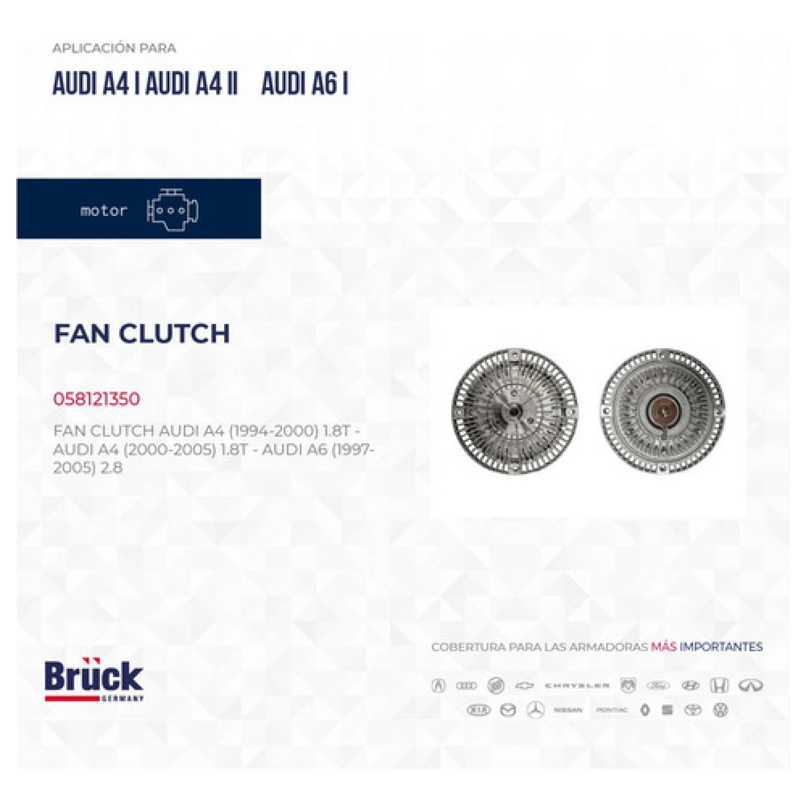 Fan Clutch Audi A4 95-05 1.8 Turbo