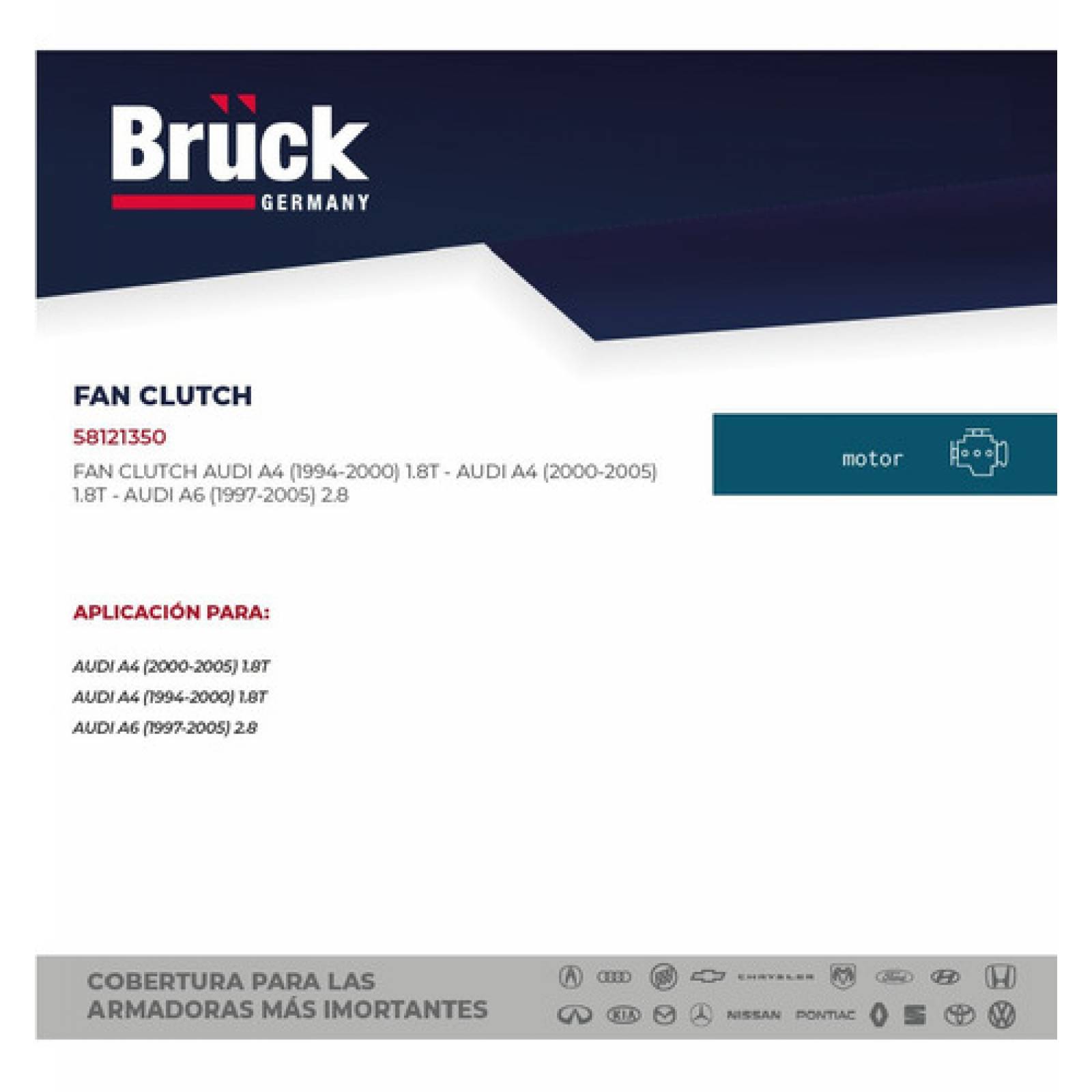 Fan Clutch Audi A4 95-05 1.8 Turbo