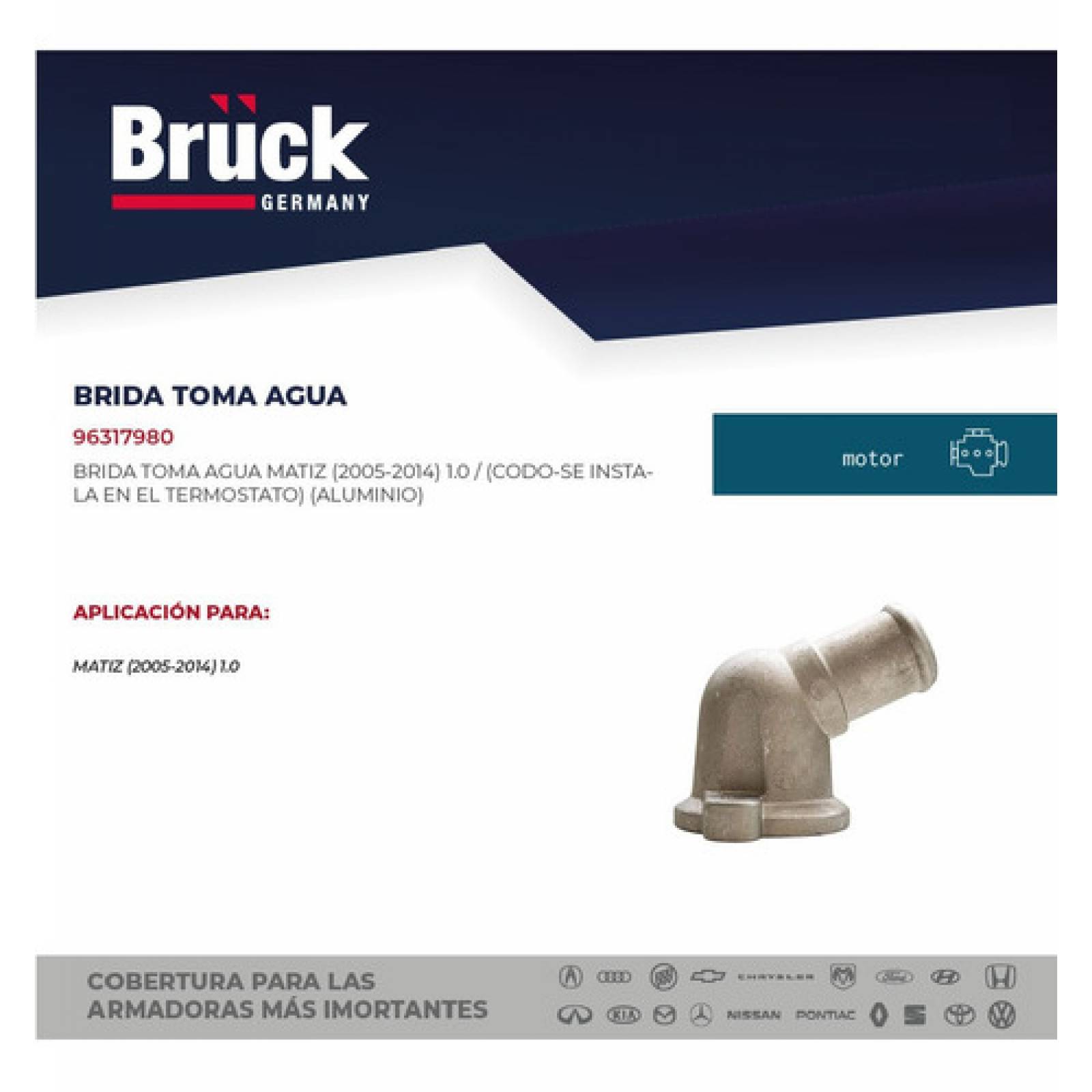 Codo Toma Agua Matiz 2008