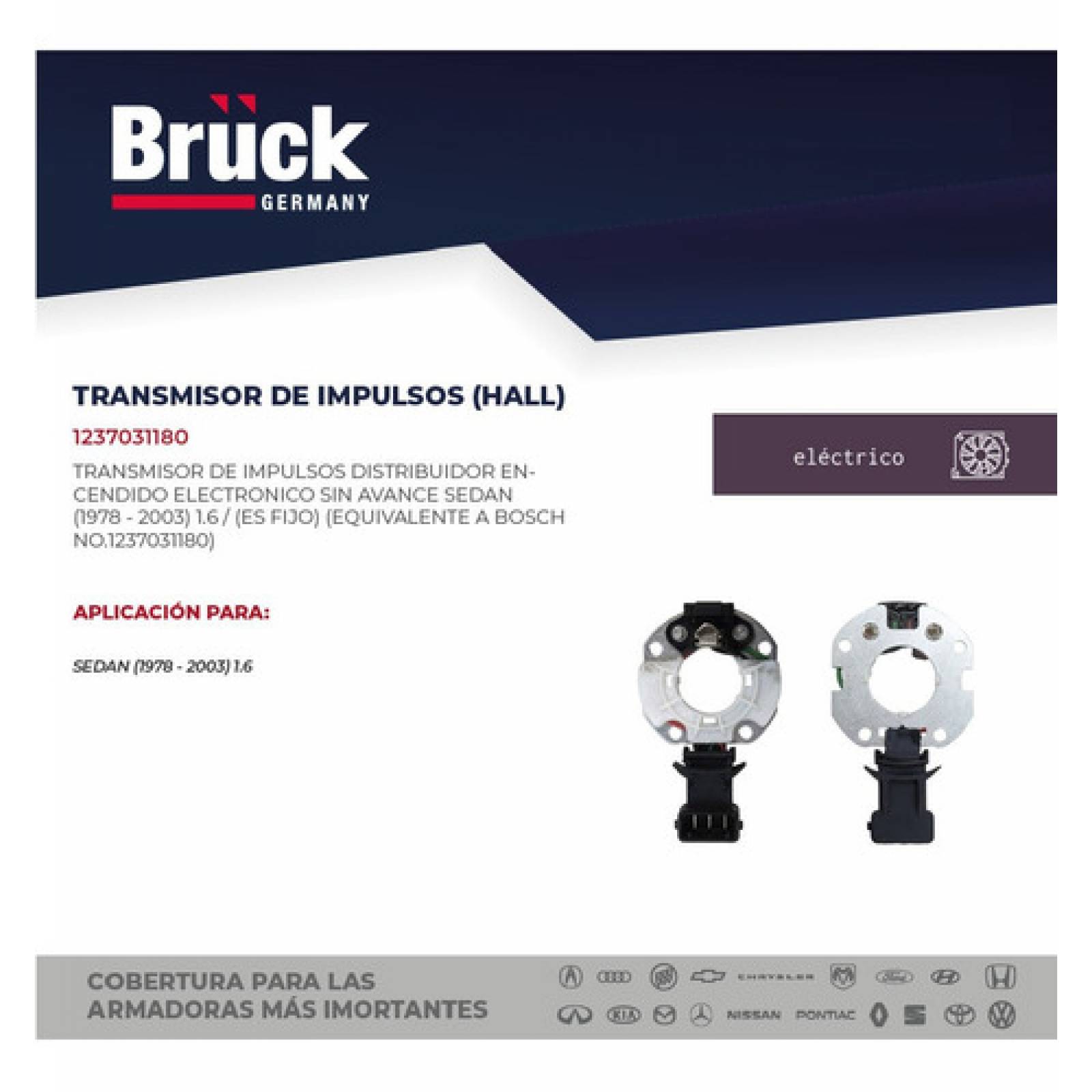 Transmisor Impulso Efecto Hall Vocho Sedan 2003 1237031180