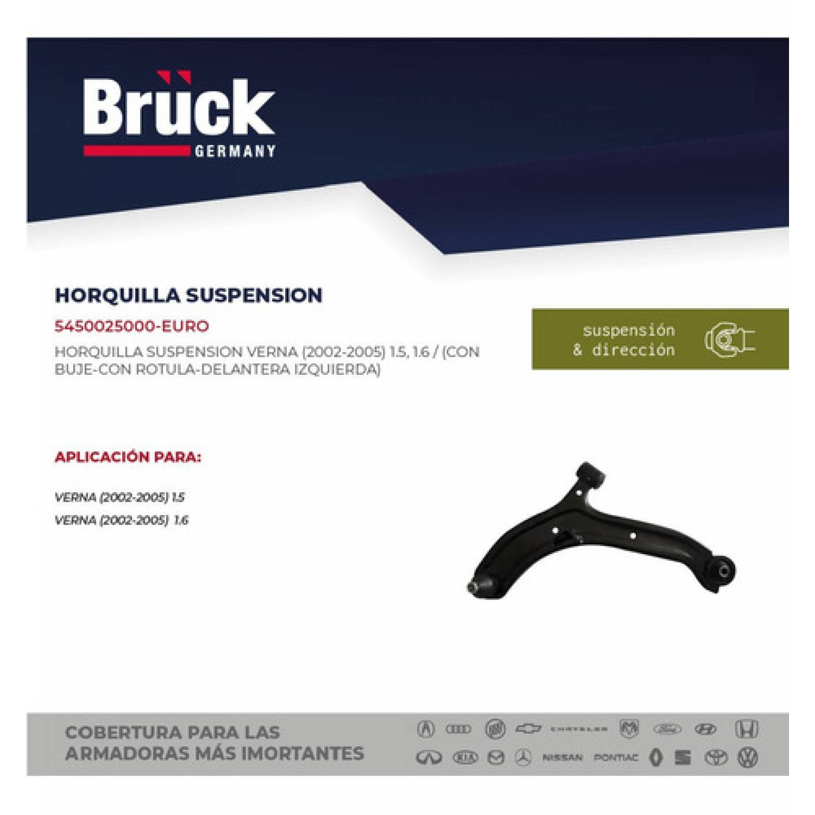 Horquilla Suspension Verna 2005 1.5 Del Izq