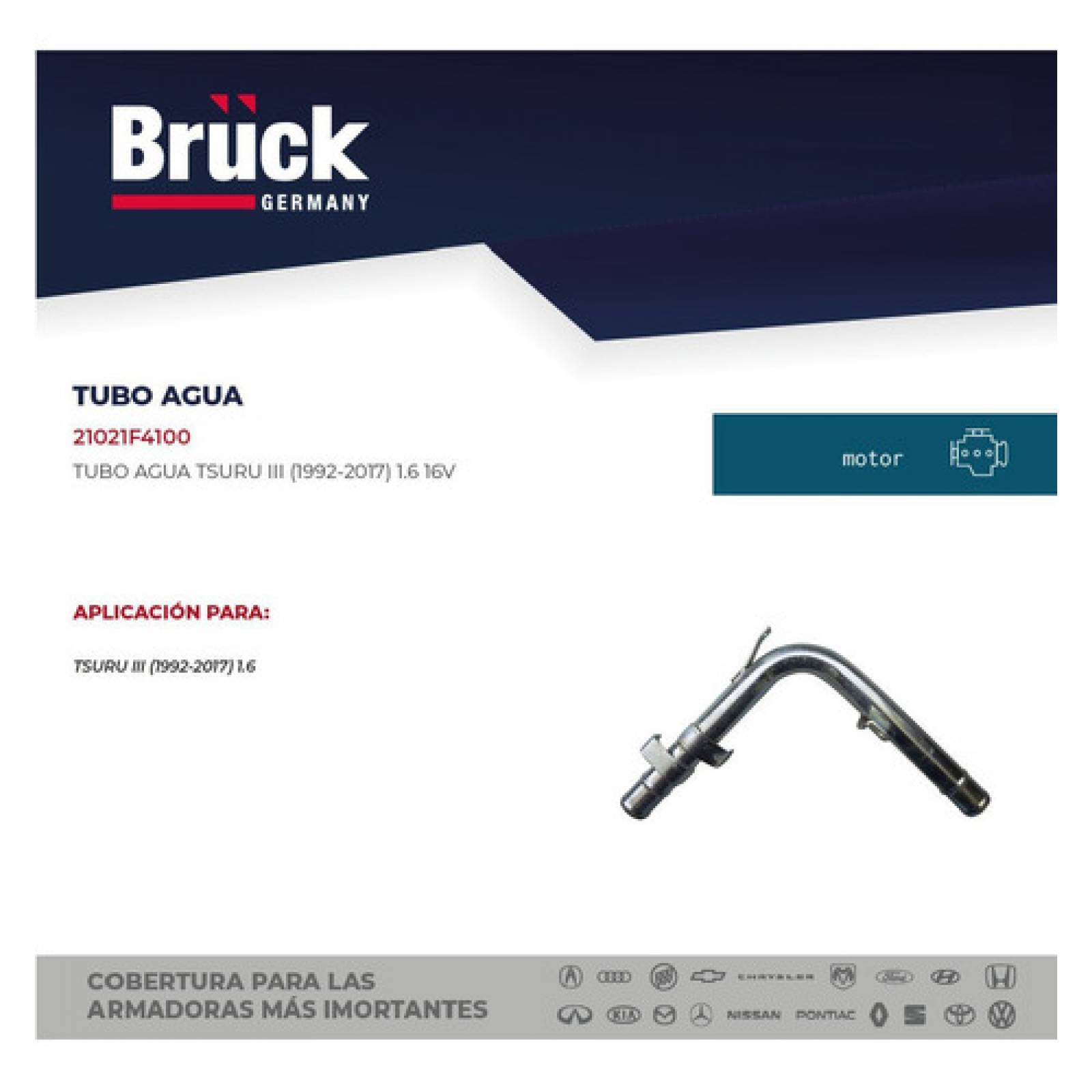 Tubo Agua Tsuru 3 Iii 92 - 07 08 09 10 11 12 13 14 15 16 Val