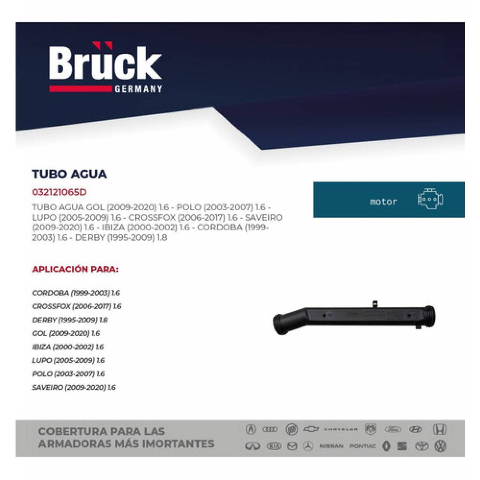 Tubo Agua Vw Gol 2012