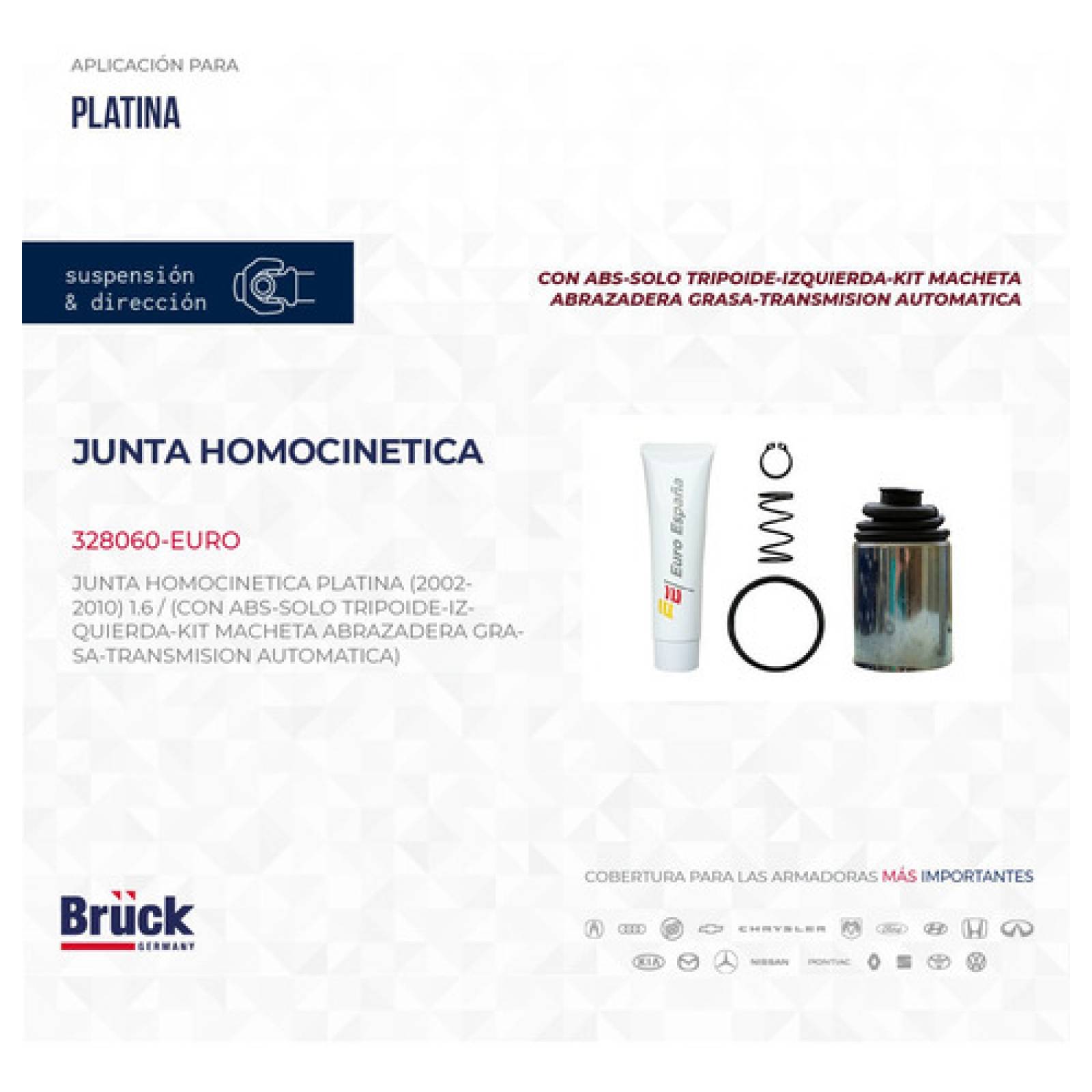 Tripoide Junta Homocinetica Platina 2004 Izq