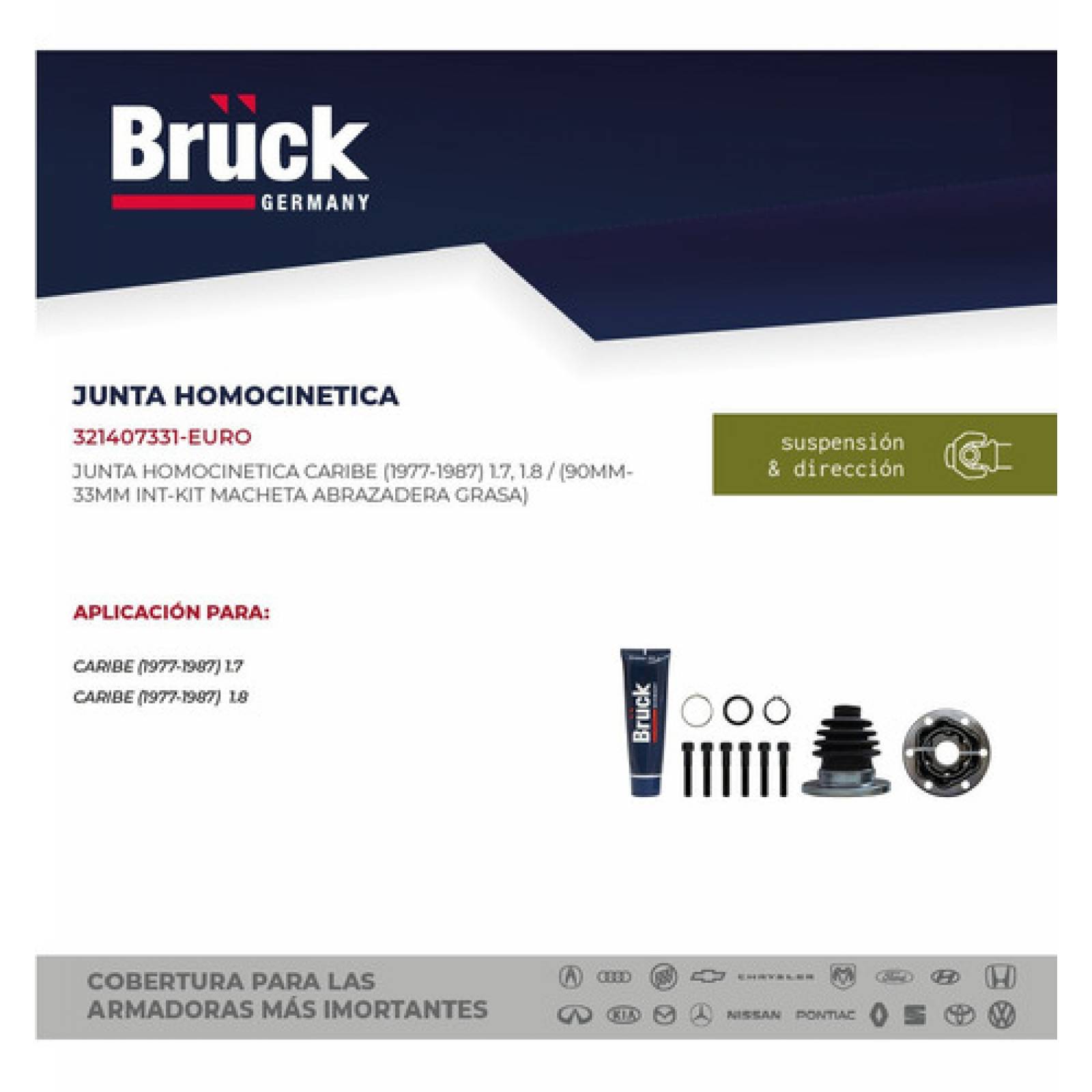 Macheta Golf Jetta A2 87-92 Caribe 90 Mm Interior Lado Caja