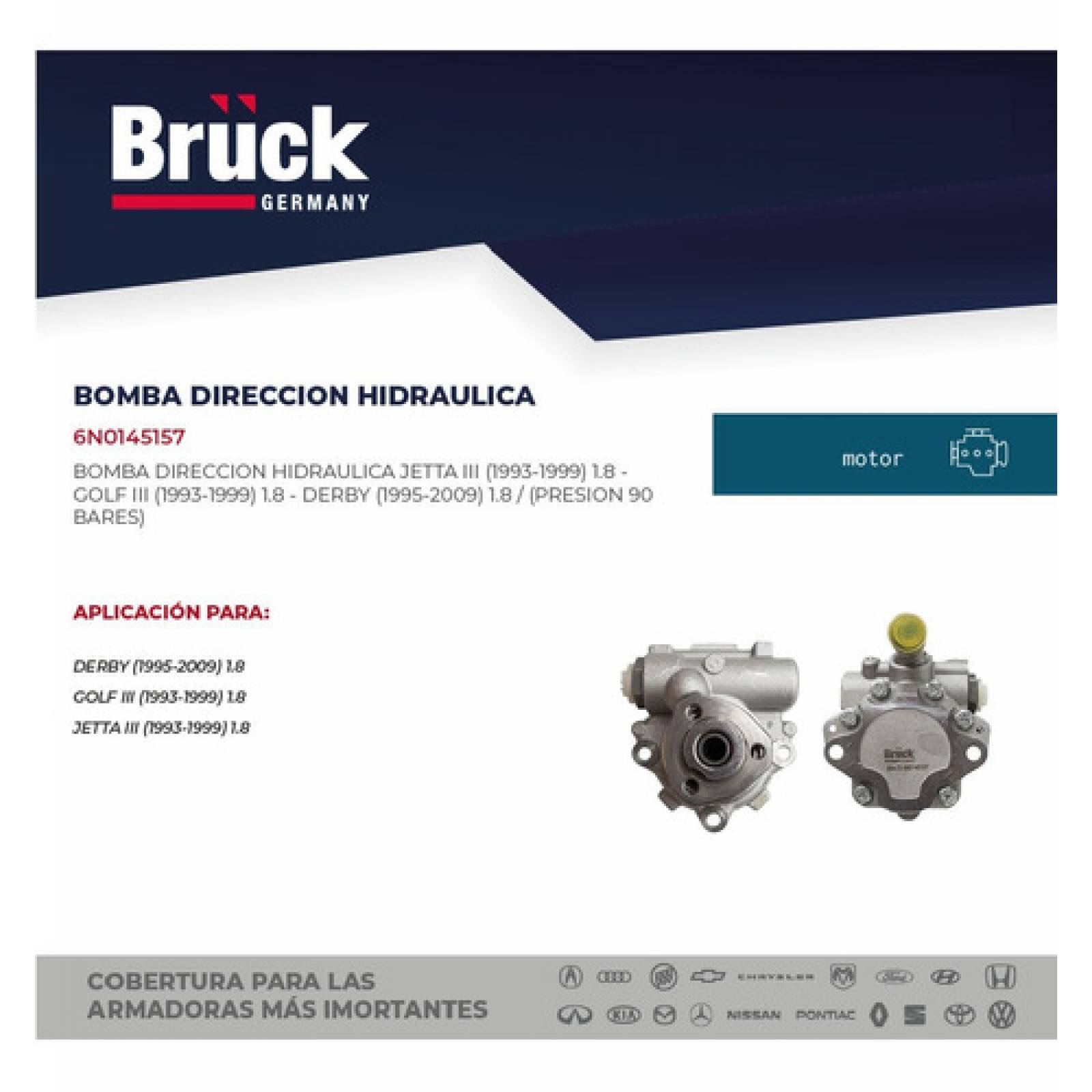 Bomba Direccion Licuadora Derby 2005 6n0145157