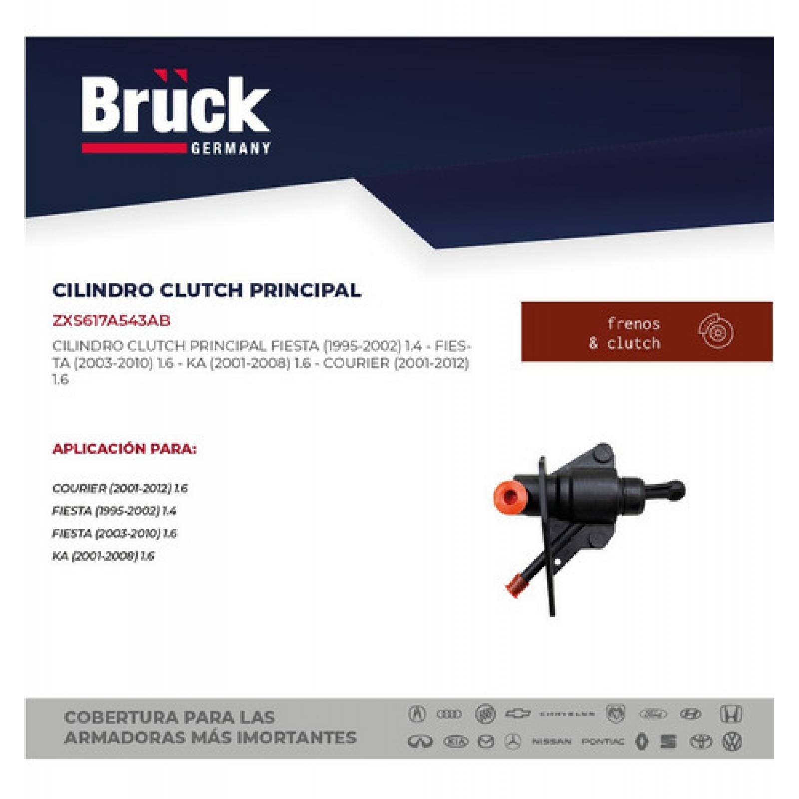 Cilindro Principal Clutch Ford Ka 2005