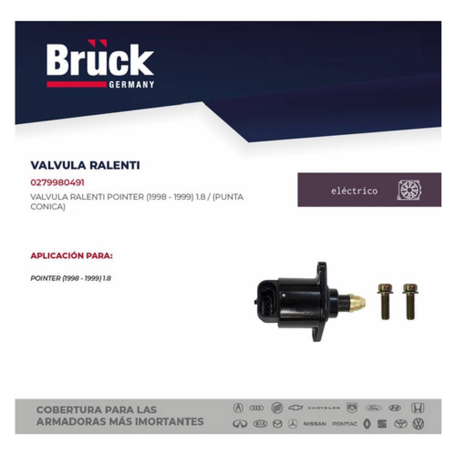 Valvula Iac Ralenti Pointer 2001 2.0 8v 279980491