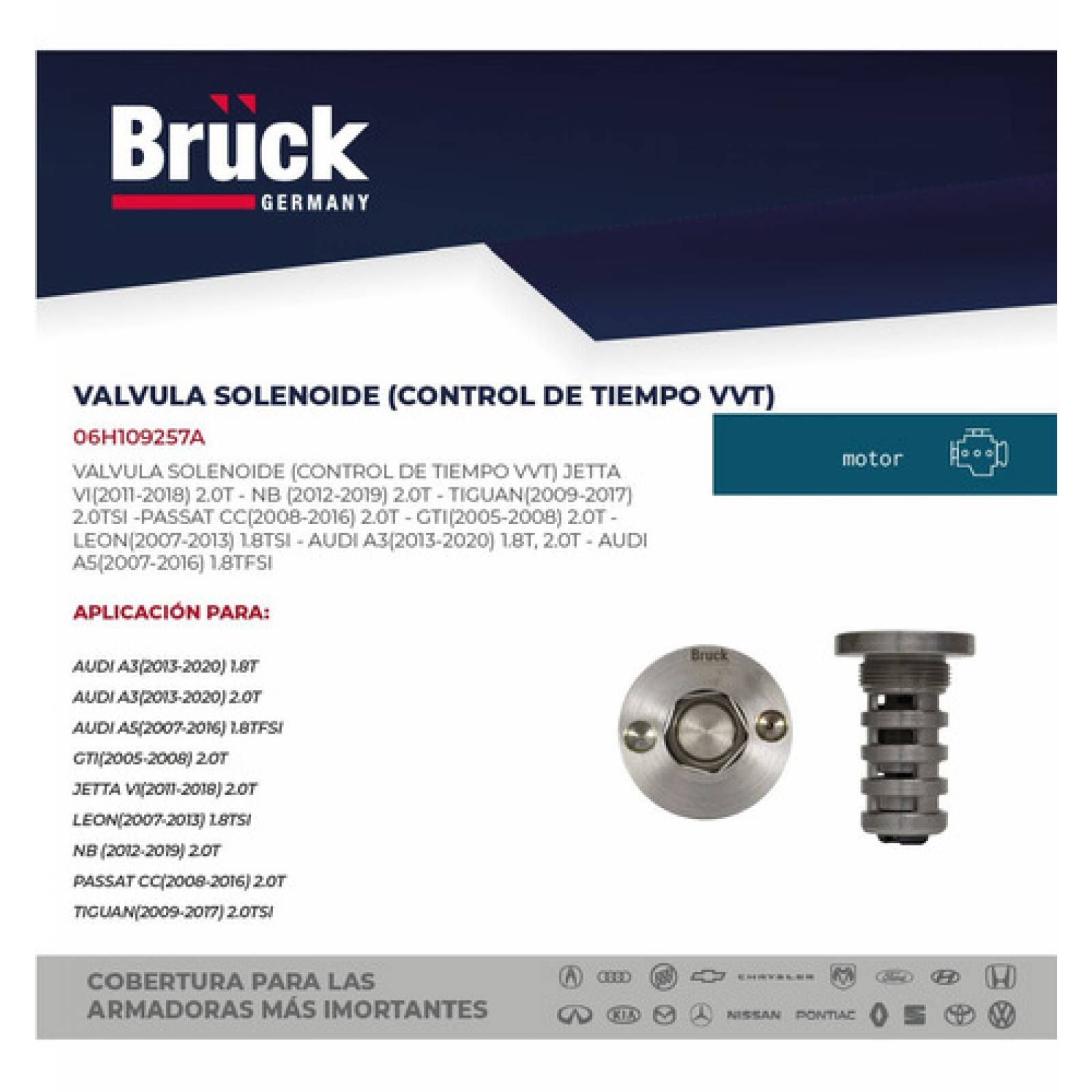 Valvula Solenoide Jetta A6 12 - 17 New Beetle 12 - 19