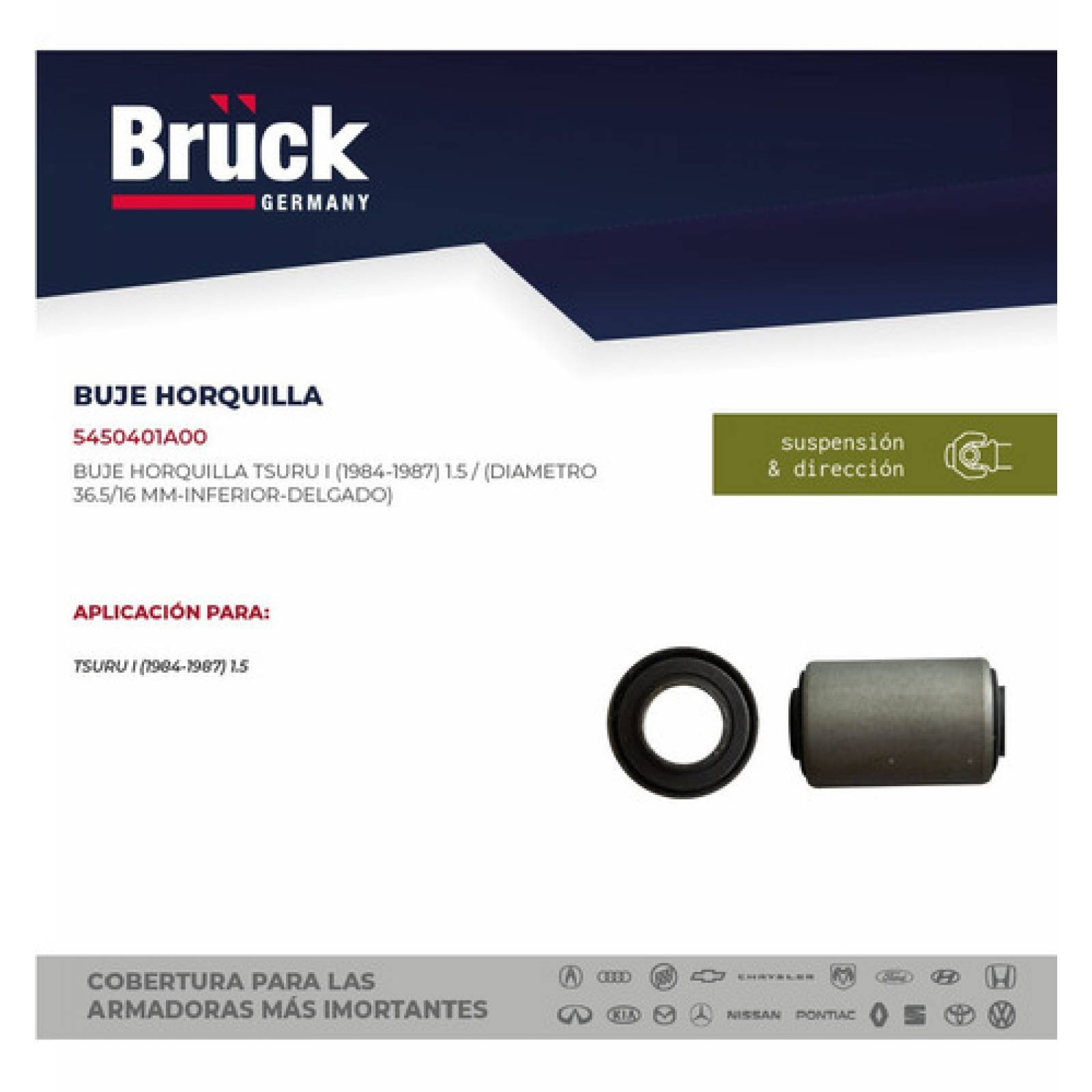 Buje Horquilla Tsuru I 1 84 85 86 87 Inferior Delgado