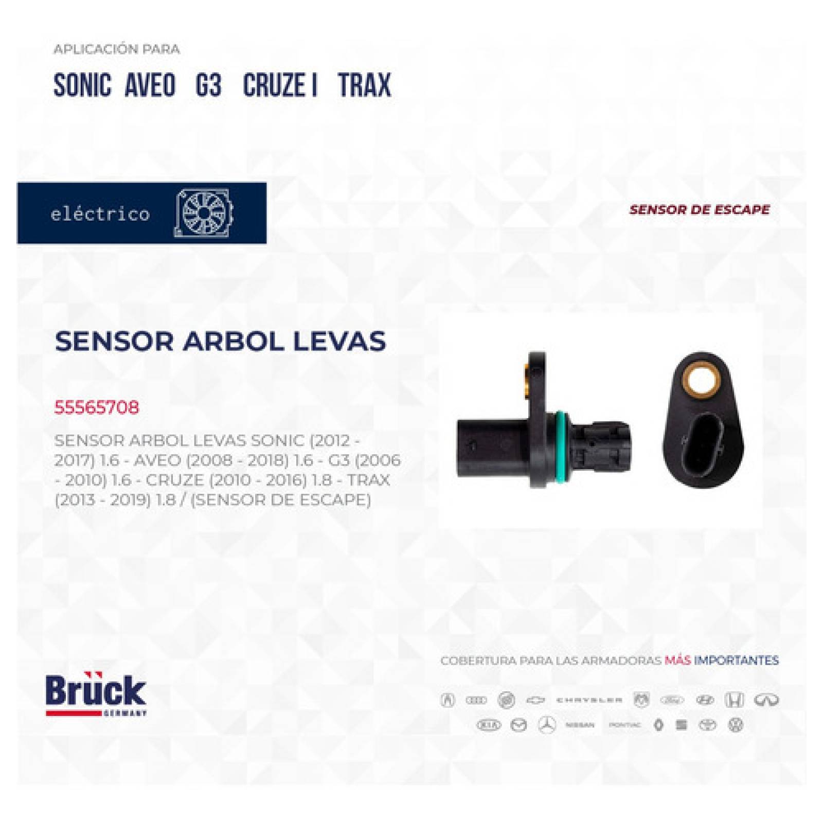 Sensor Árbol Levas De Escape Aveo Sonic 07-09 Pontiac G3 