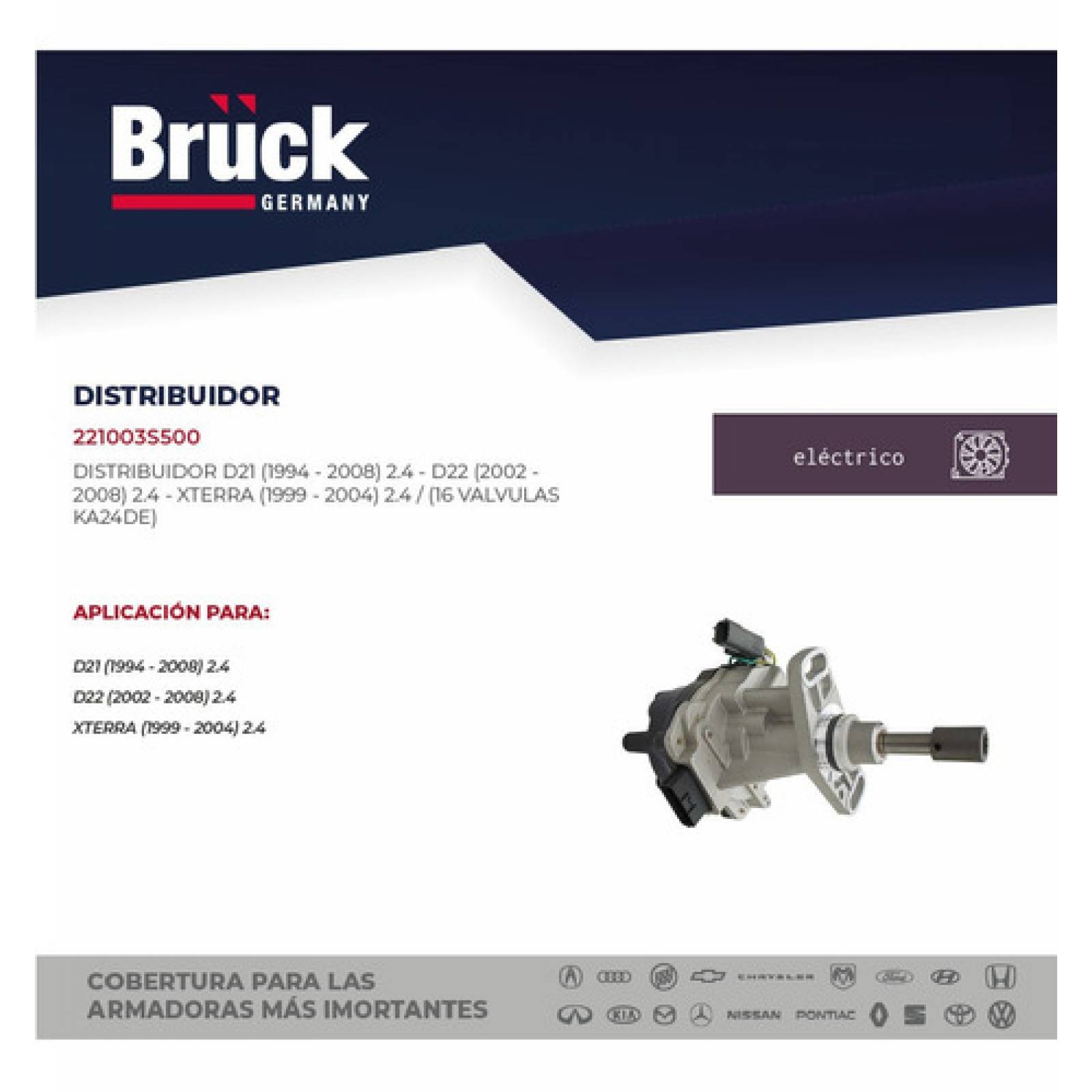 Distribuidor Nissan D21 1991 2.4
