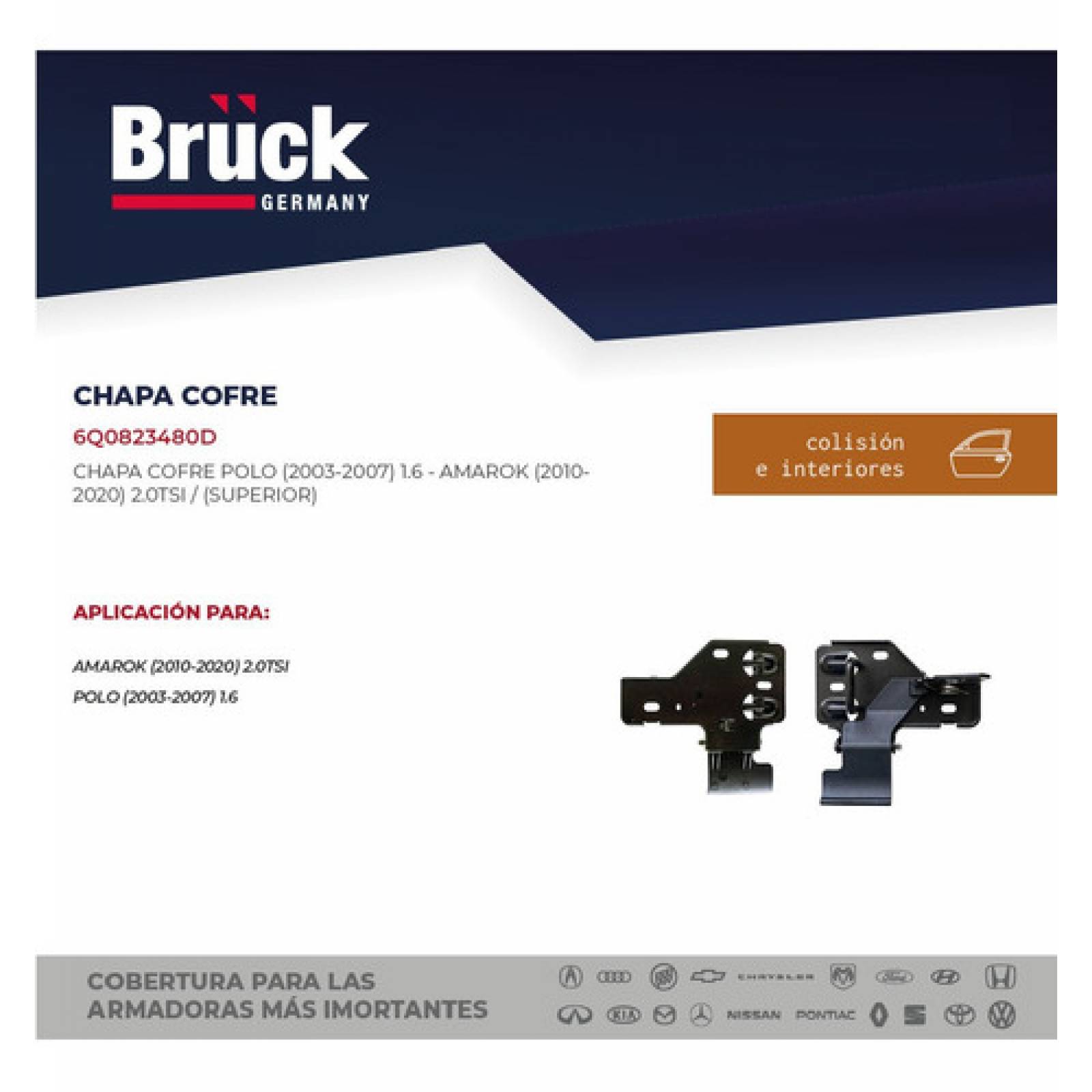 Chapa Cerradura Cofre Polo 2005 1.6