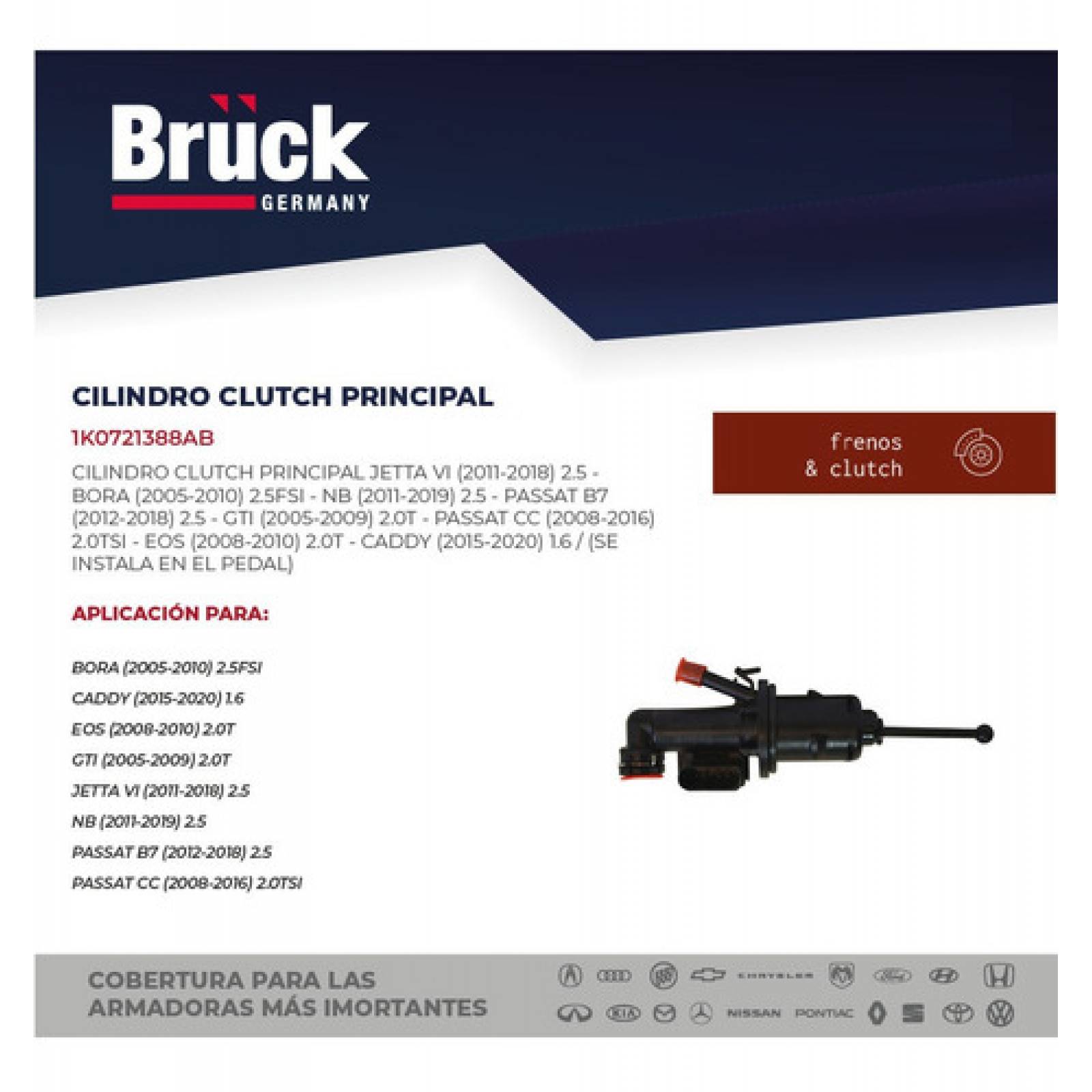 Cilindro Principal Clutch Bora 2007 2.5