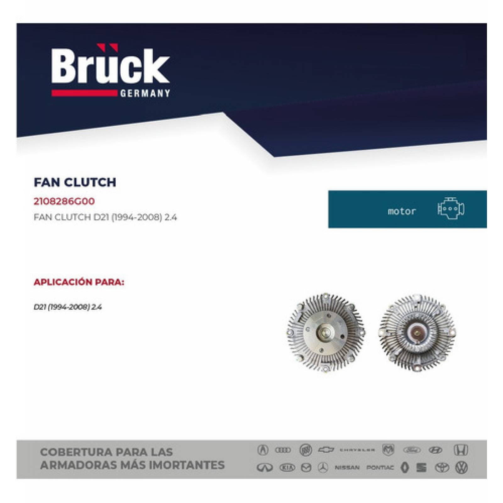 Fan Clutch Nissan Frontier 2003 2.4 16v 2108286g00