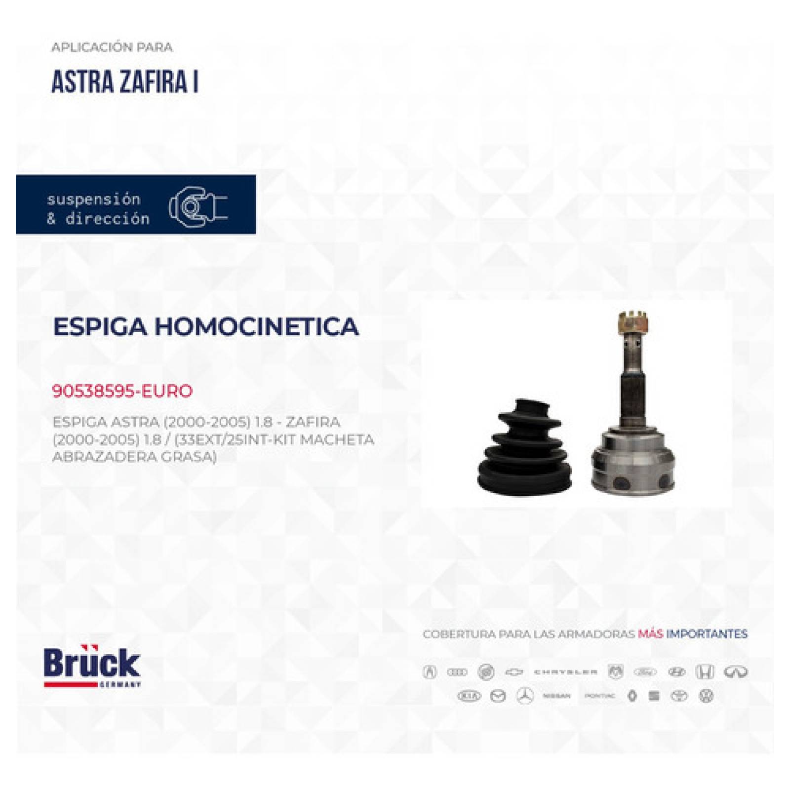 Espiga Junta Homocinetica Astra 2002 1.8