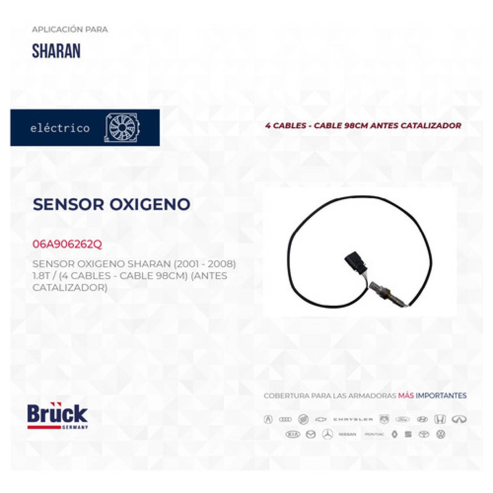 Sensor Oxigeno Vw Sharan 2004