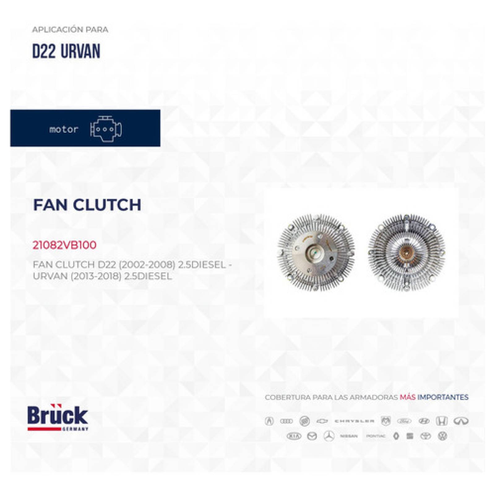 Fan Clutch Nissan Frontier 2006 2.5