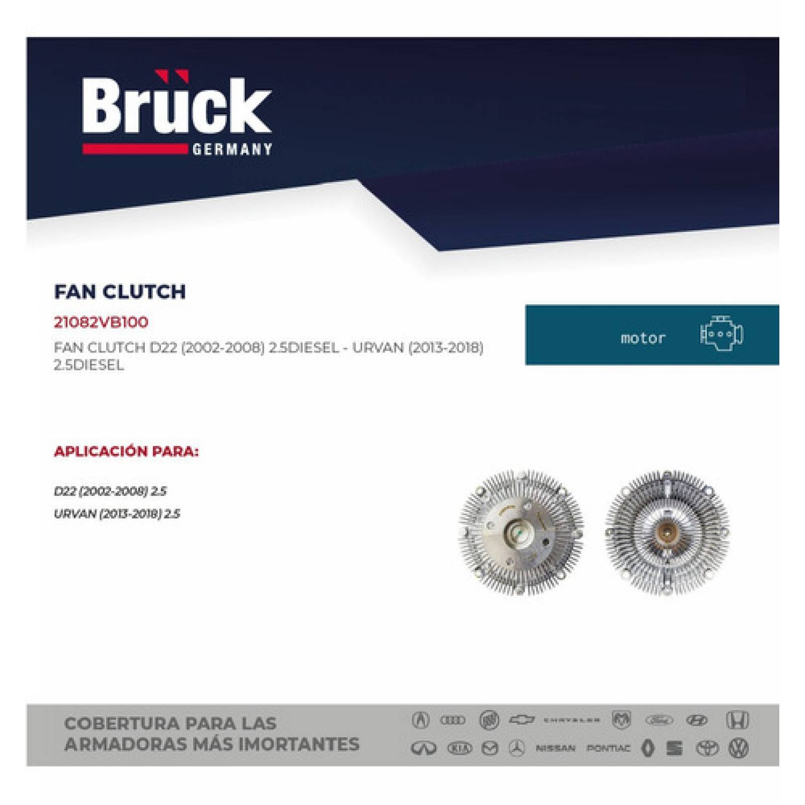 Fan Clutch Nissan Frontier 2006 2.5