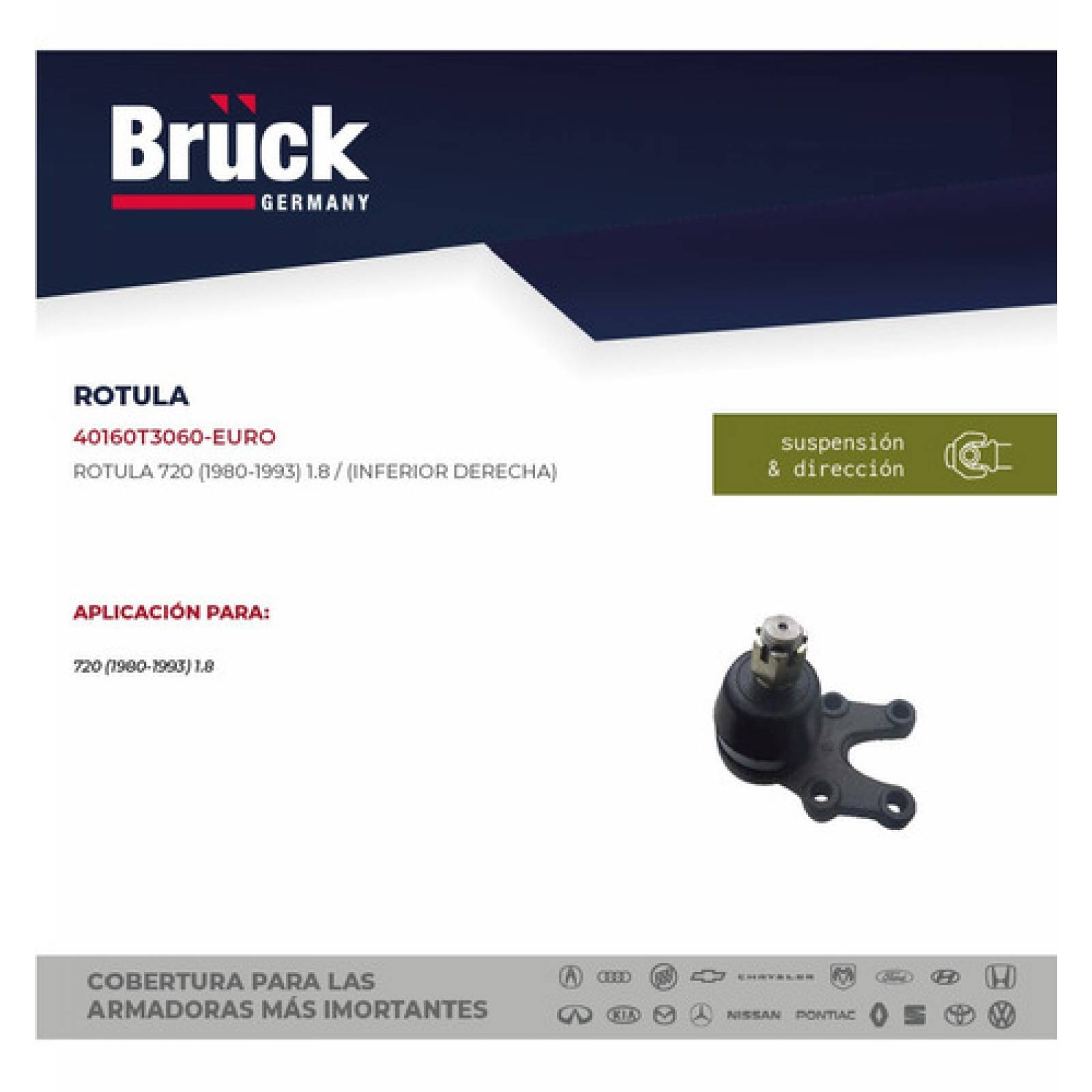 Rotula Nissan Pick Up 720 81 - 90 91 92 93 Inferior Derecha