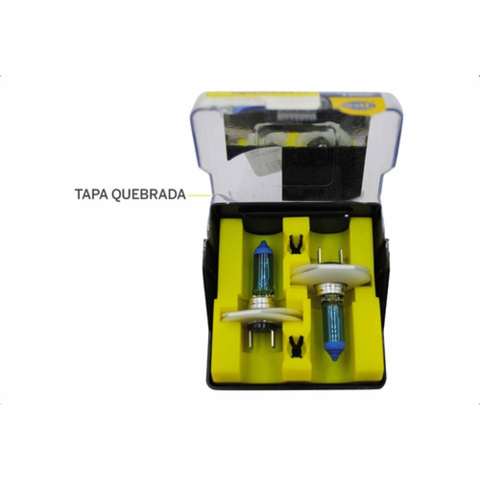 2 Focos H7 Luz Blanca Tipo Xenon Premium 55w Hella C/detalle