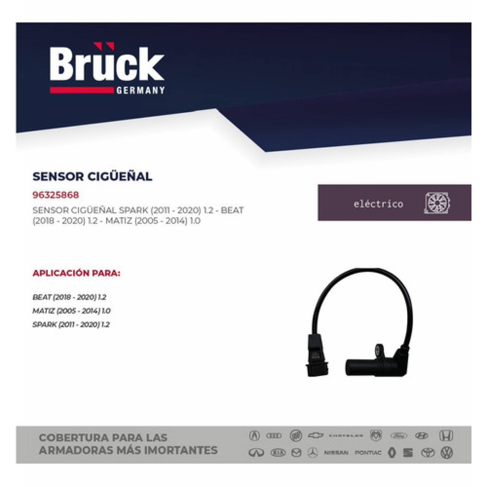 Sensor Cigueñal Matiz 04-17 1.0 Lt Spark 11-18 1.2 Lt Euro