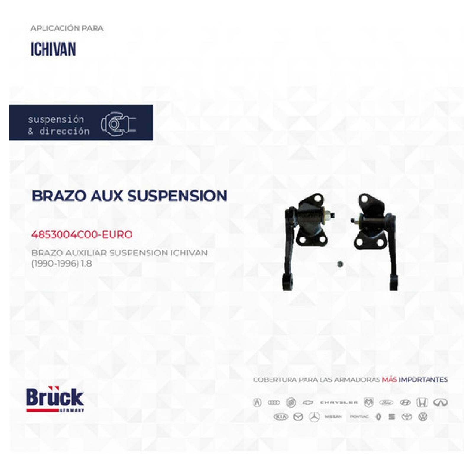 Brazo Auxiliar Suspension Ichivan 85 89 87 88 89 90 91 92 93