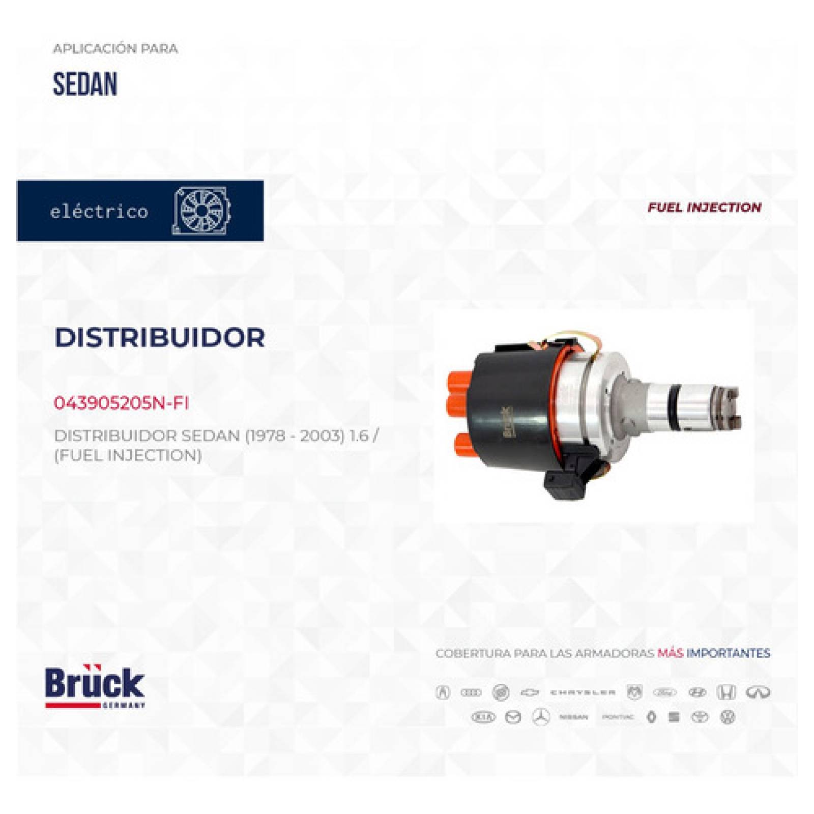 Distribuidor Vw Vocho Sedan 78 - 03 Fuel Injection C/detalle