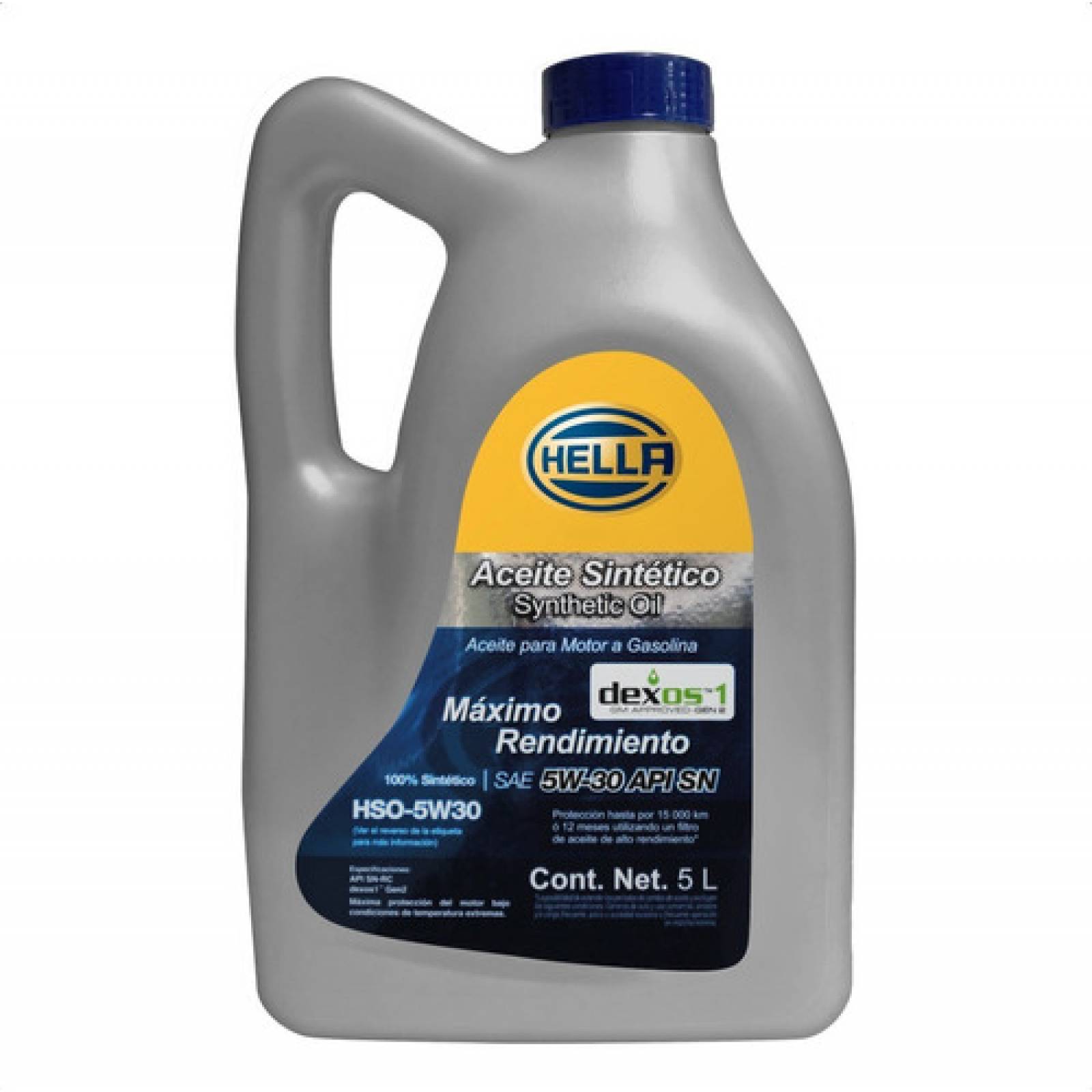 20 Litros Aceite Motor 5w30 100% Sintetico Api Sn Hella