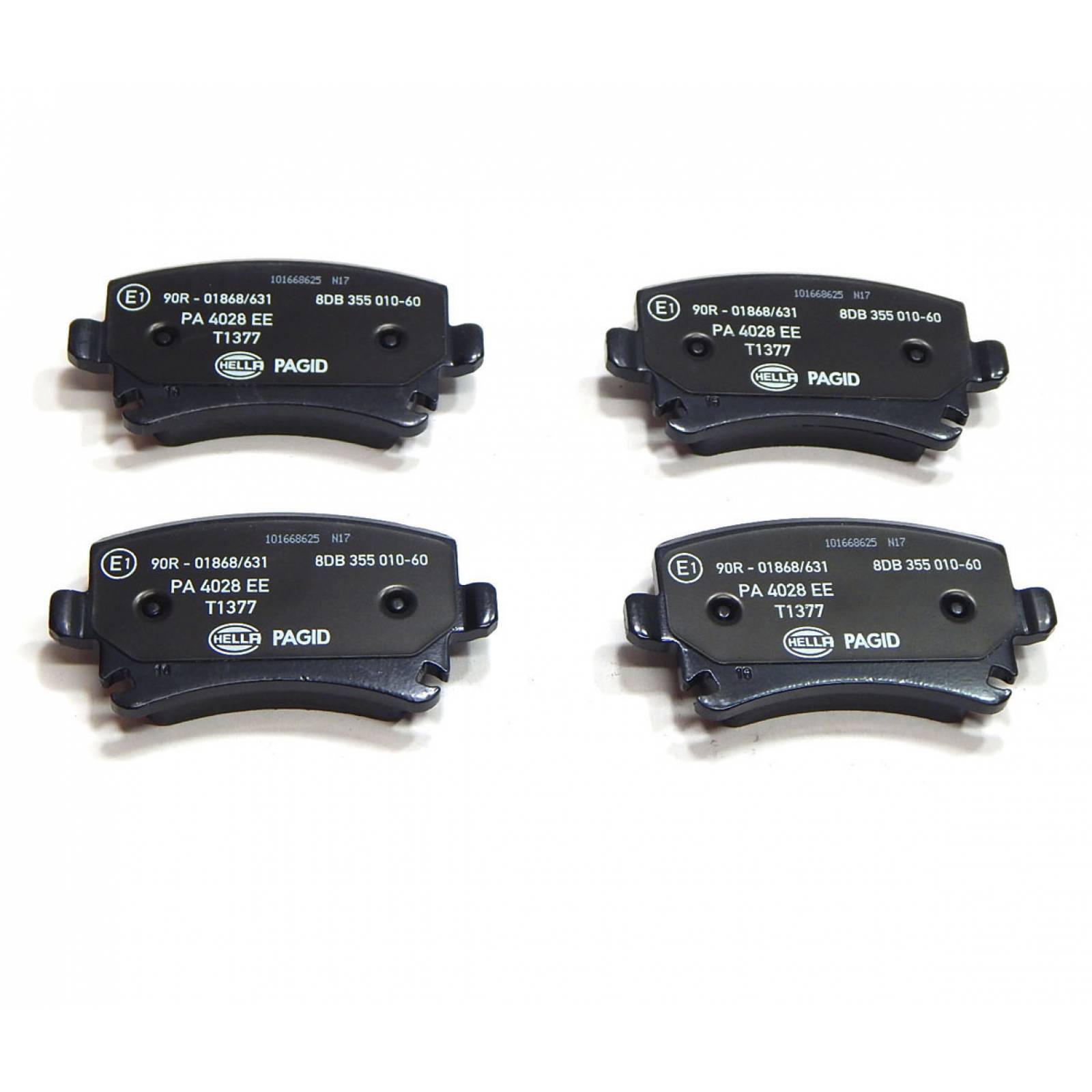 Juego Balatas Traseras Bora 05 - 10 Golf Gti Ibiza 17.2 Mm