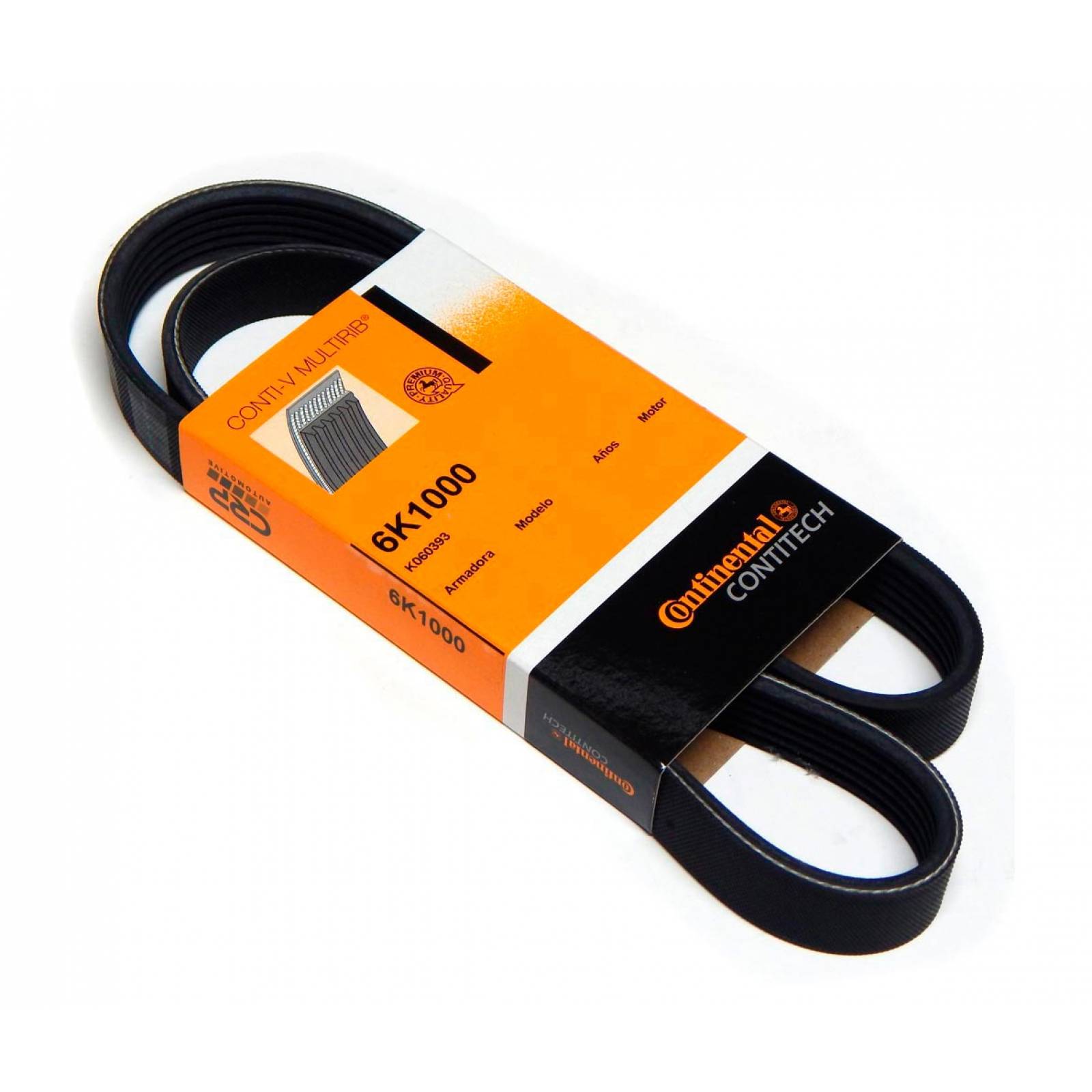 Banda Accesorios Alternador 6pk 1000 Leon 14 1.4 L Contitech