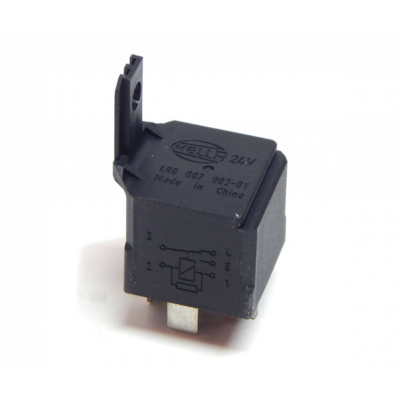 Relevador Relay Universal 24v 10/20a 5t C/resistencia Hella