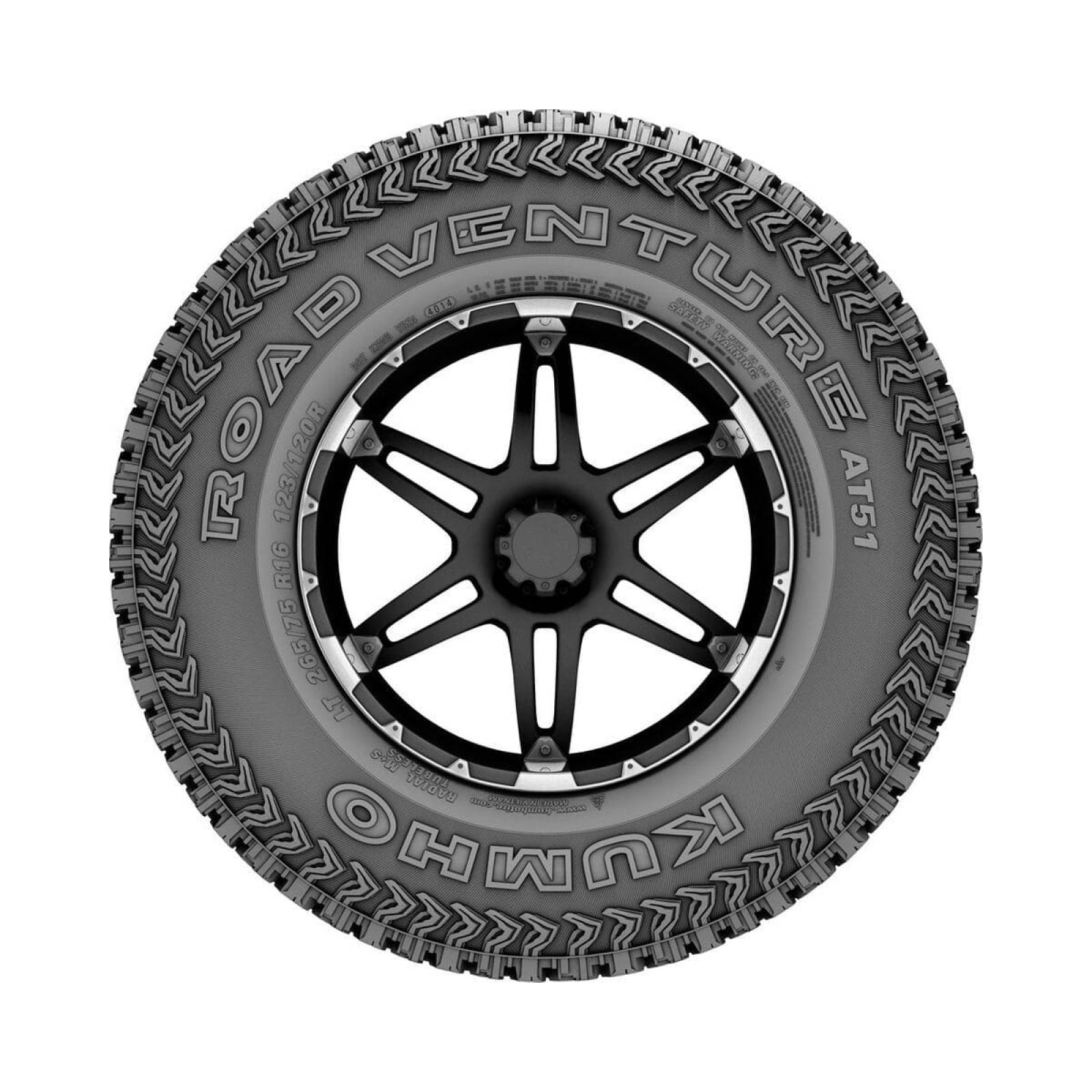 Llanta 27X8.50R14LT 101R Kumho Road Venture AT51