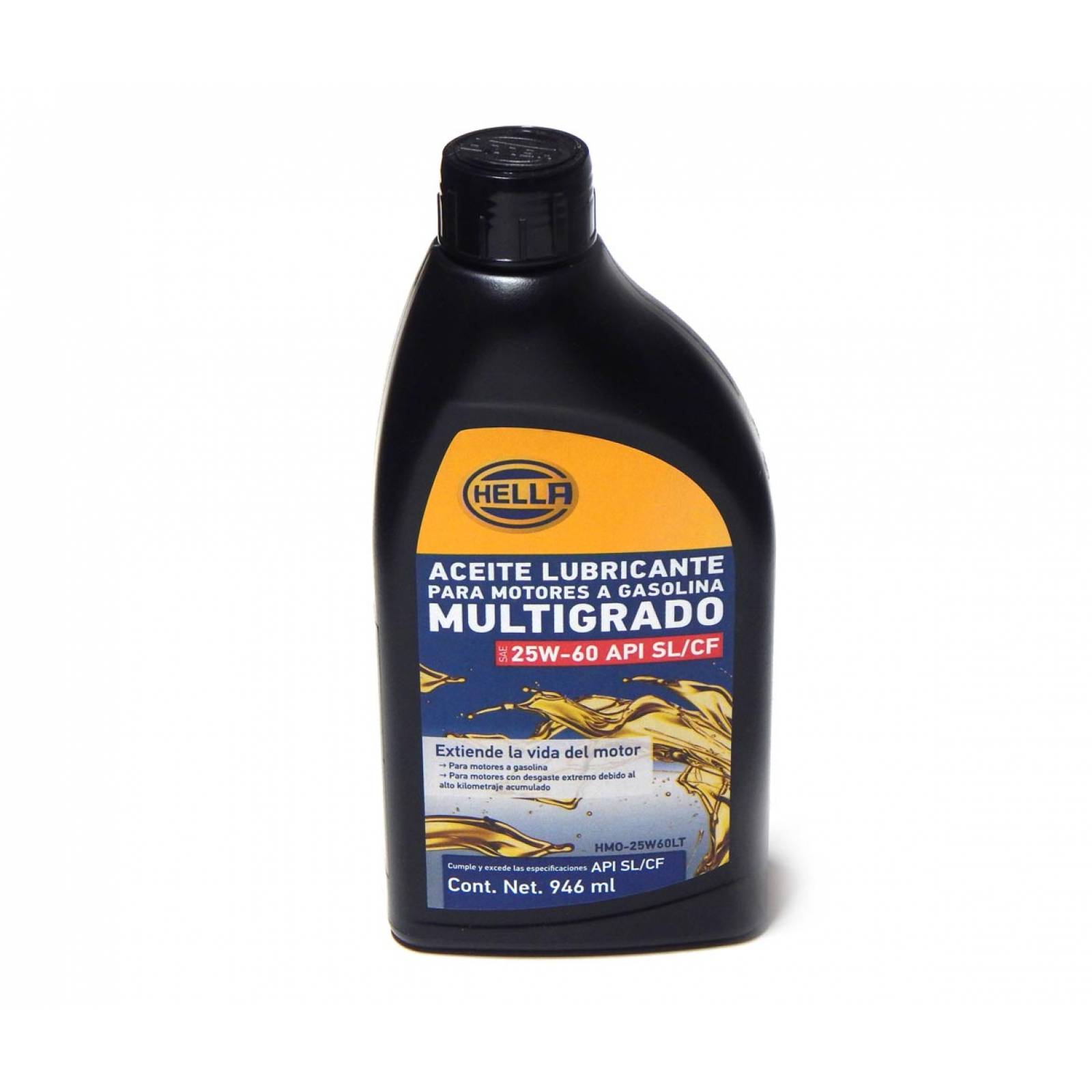 Aceite 25w60 Mineral Multigrado 946ml Motores A Gasolina