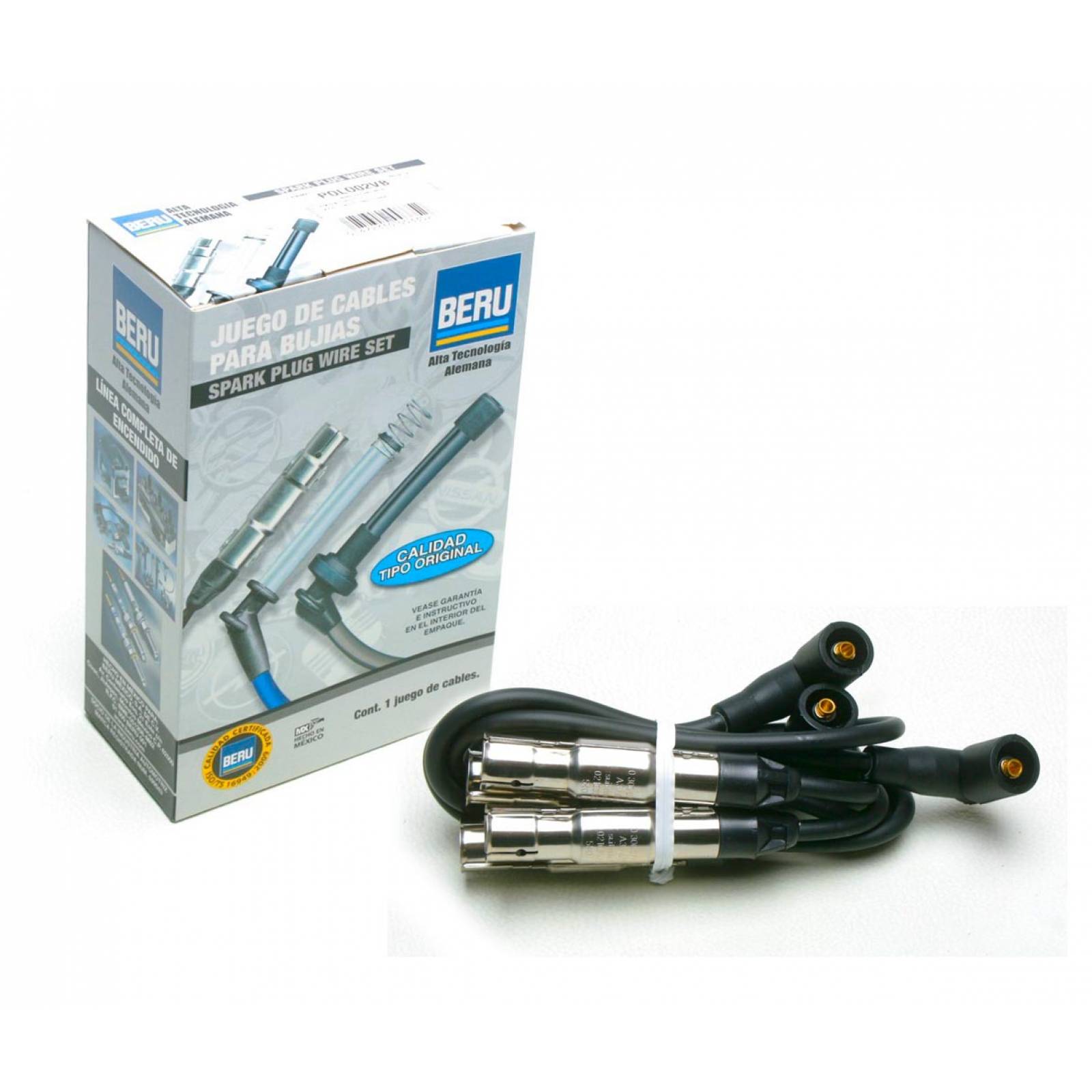 Cables Bujías Polo Lupo 1.6 Litros Beru