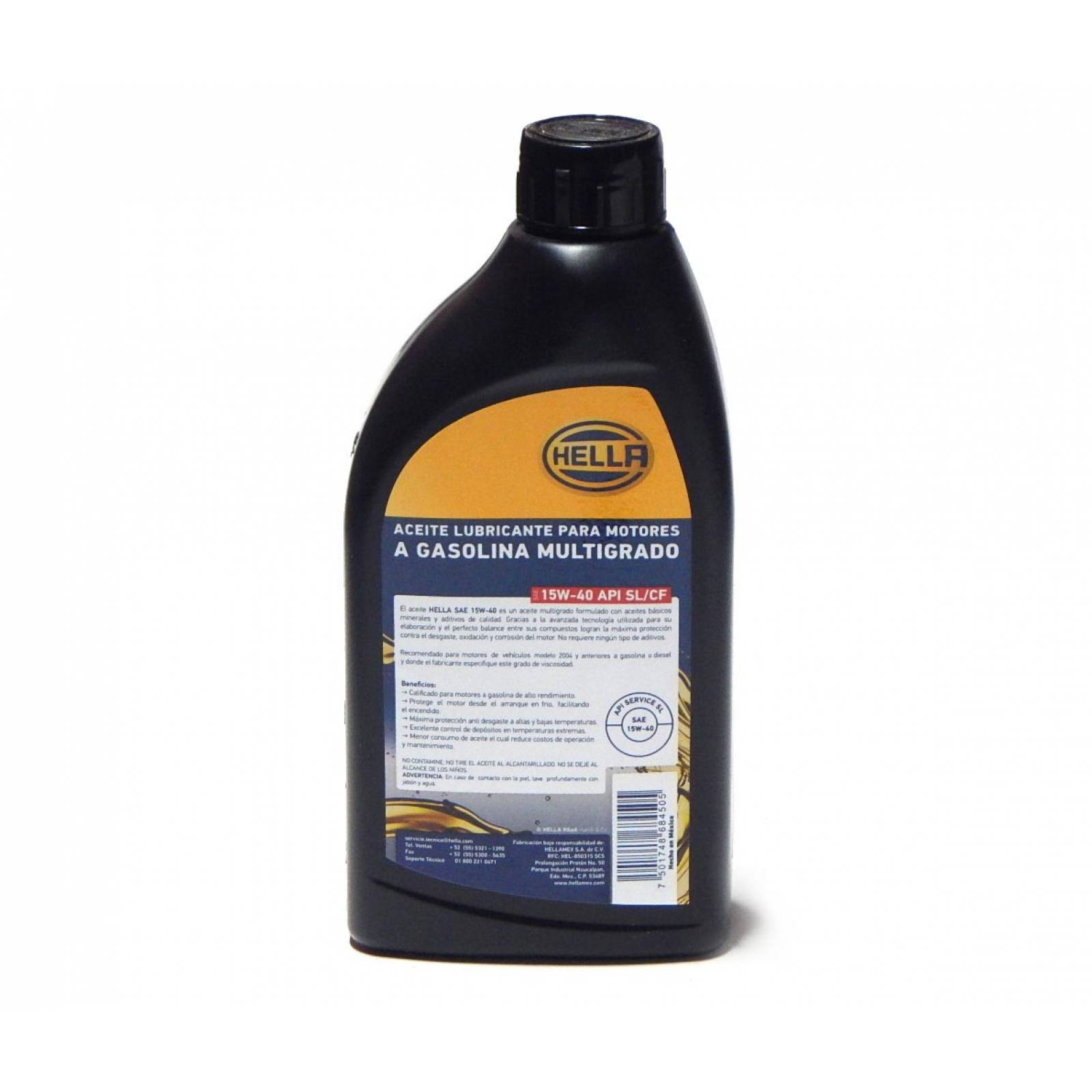 Aceite 15w40 Mineral Multigrado Para Motores Gasolina 946 Ml