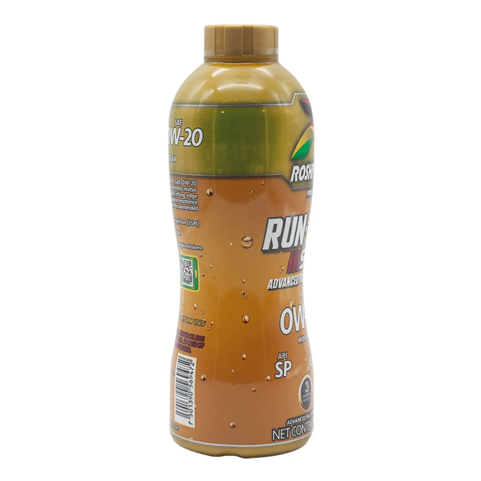 Aceite Motor Multigrado Roshfrans Tri-Sintético 0W-20, 950 ml