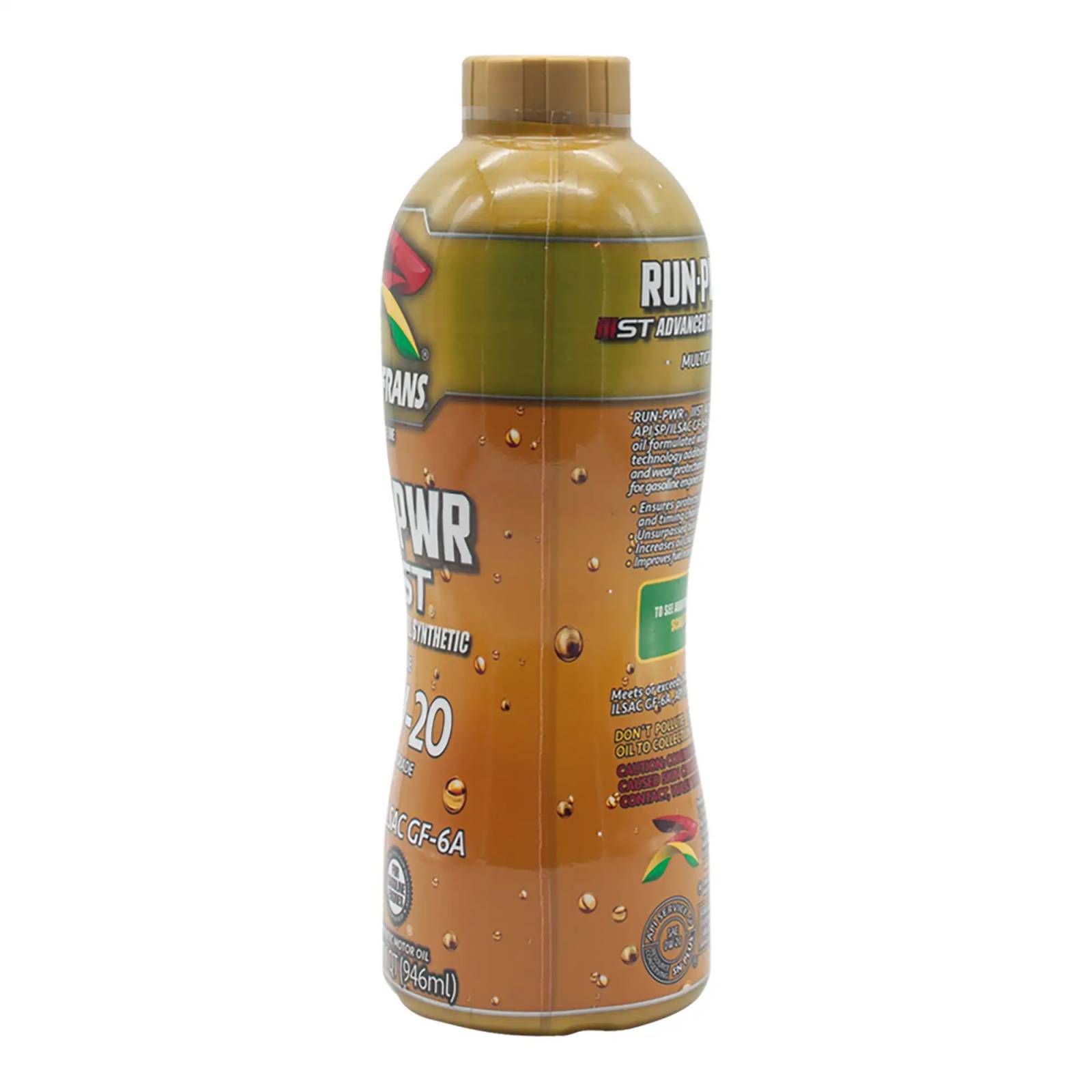 Aceite Motor Multigrado Roshfrans Tri-Sintético 0W-20, 950 ml