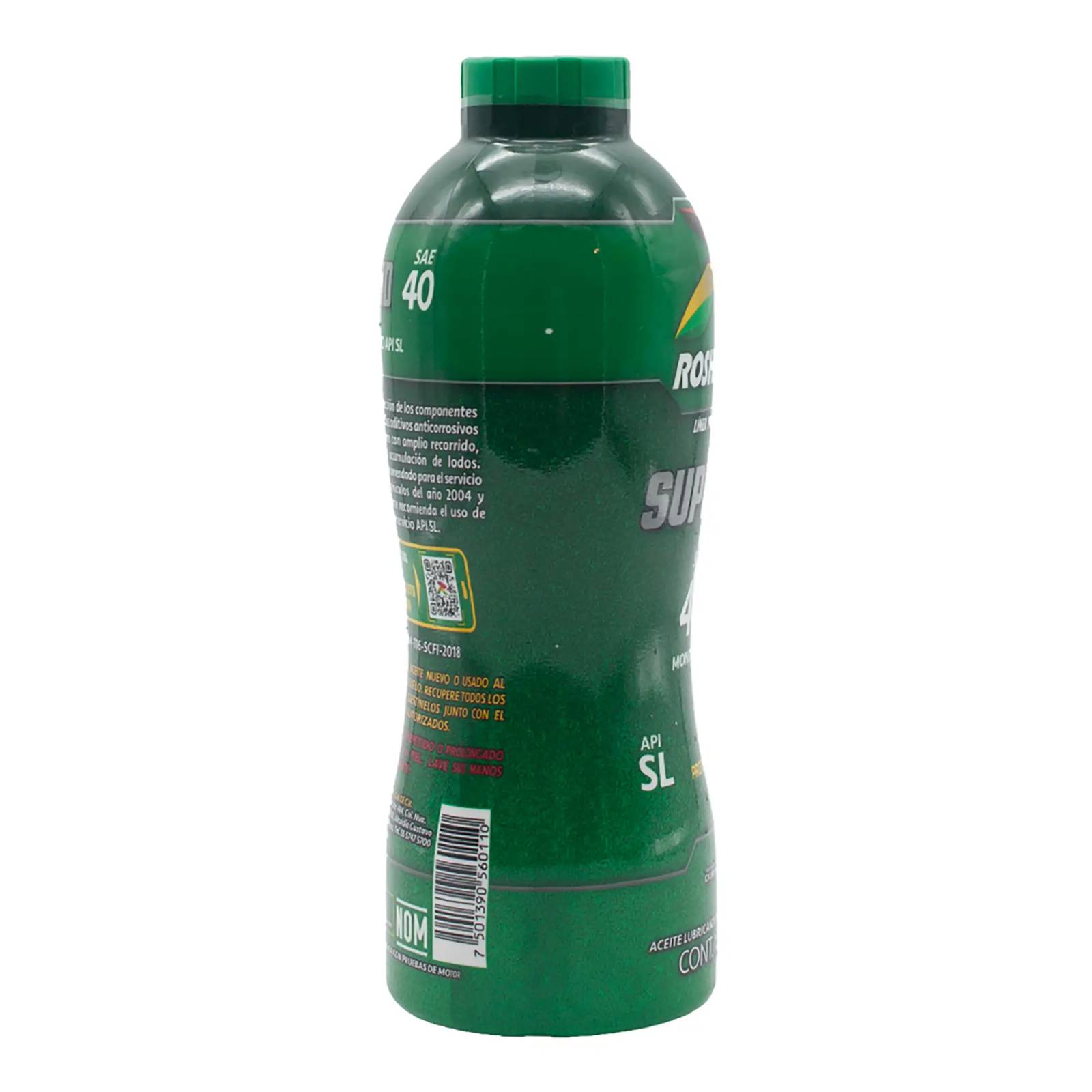 Aceite Motor Multigrado Roshfrans SUPER HD 40, 950 ml
