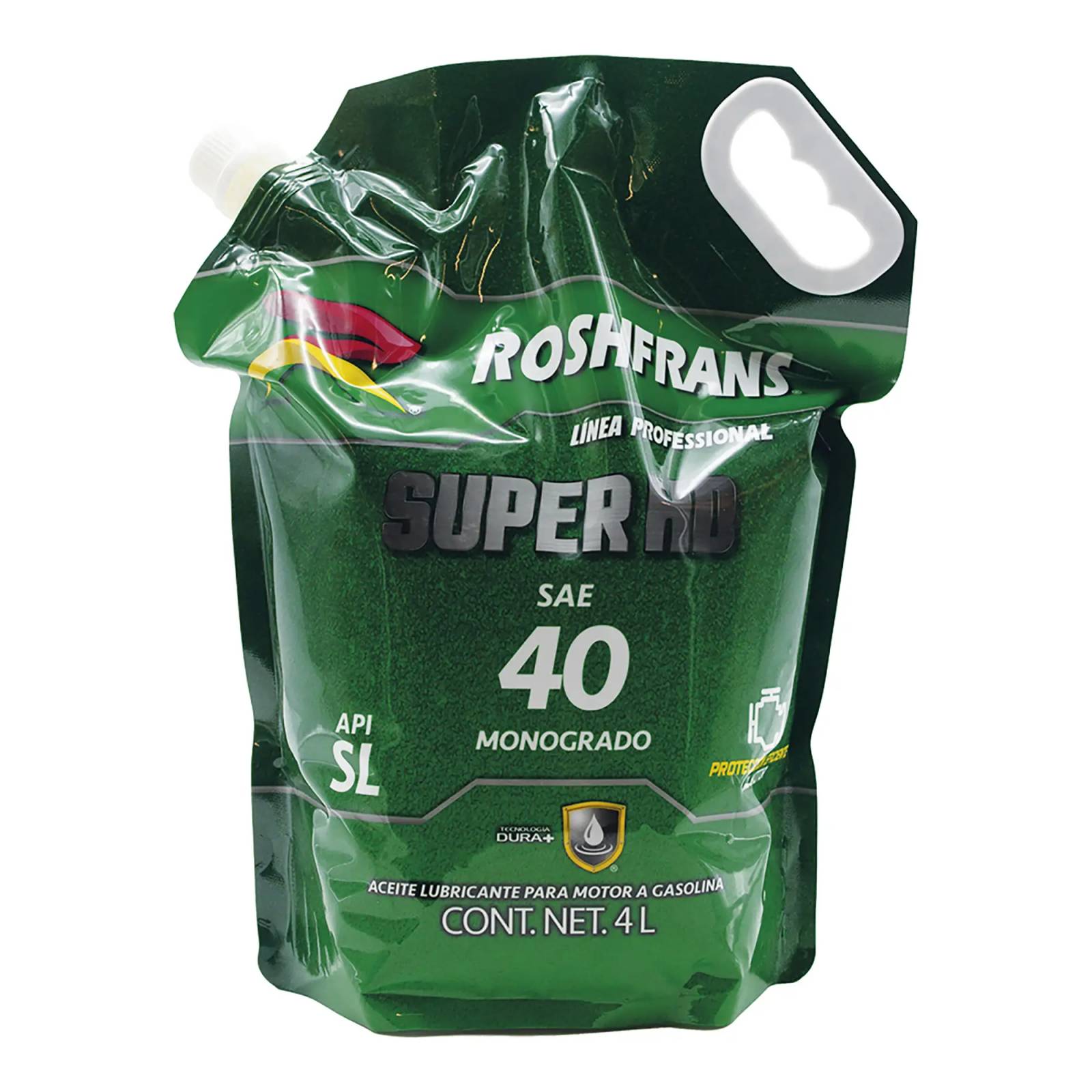 Aceite Motor Multigrado Roshfrans SUPER HD 40, 4 L