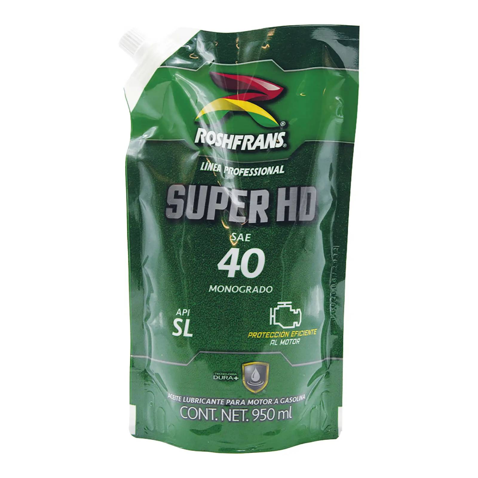 Aceite Motor Multigrado Roshfrans SUPER HD 40, 950 ml